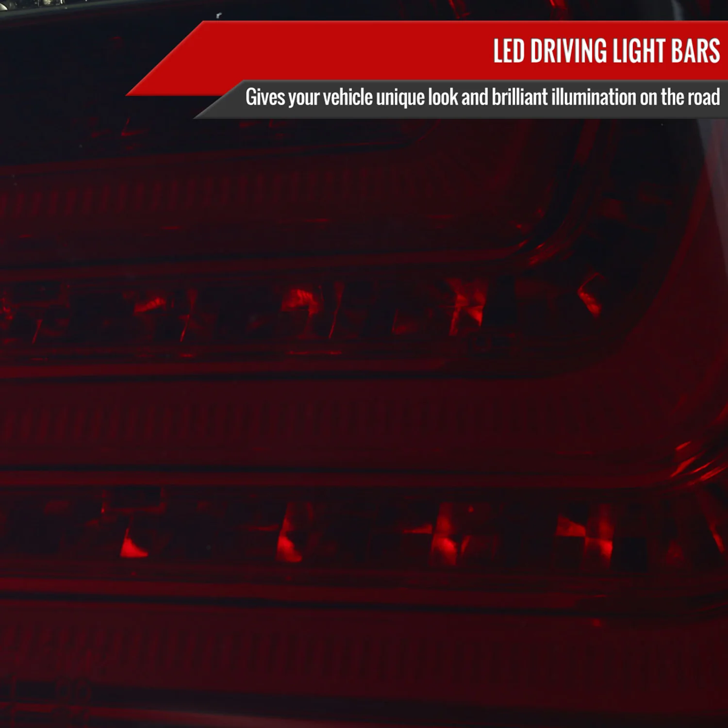 2008-2010 BMW E60 5 Series Sedan LED Tail Lights Chrome/Red Smoke Lens - Image 4
