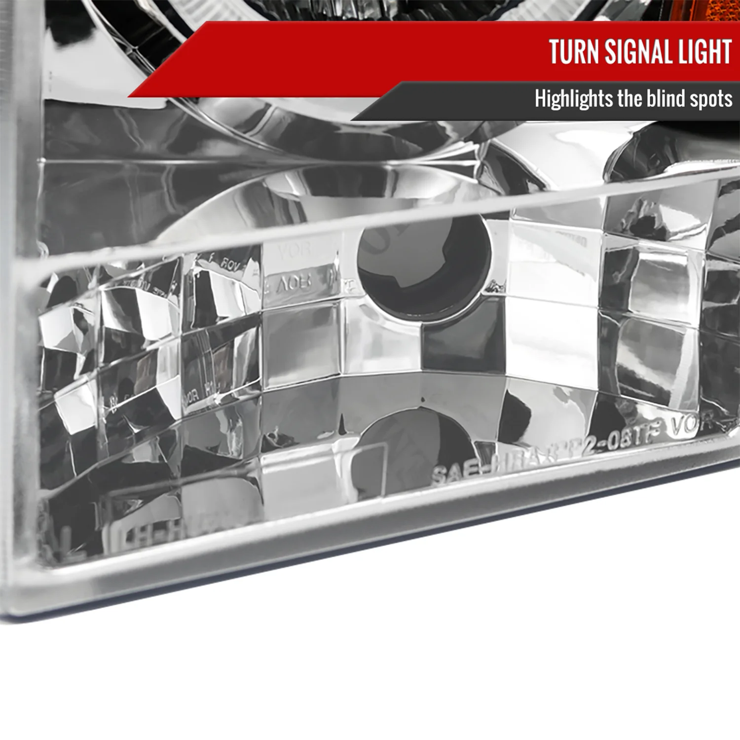 2008-2010 Ford F-250 F-350 F-450 Dual Halo Projector Headlights Chrome/Clear - Image 5
