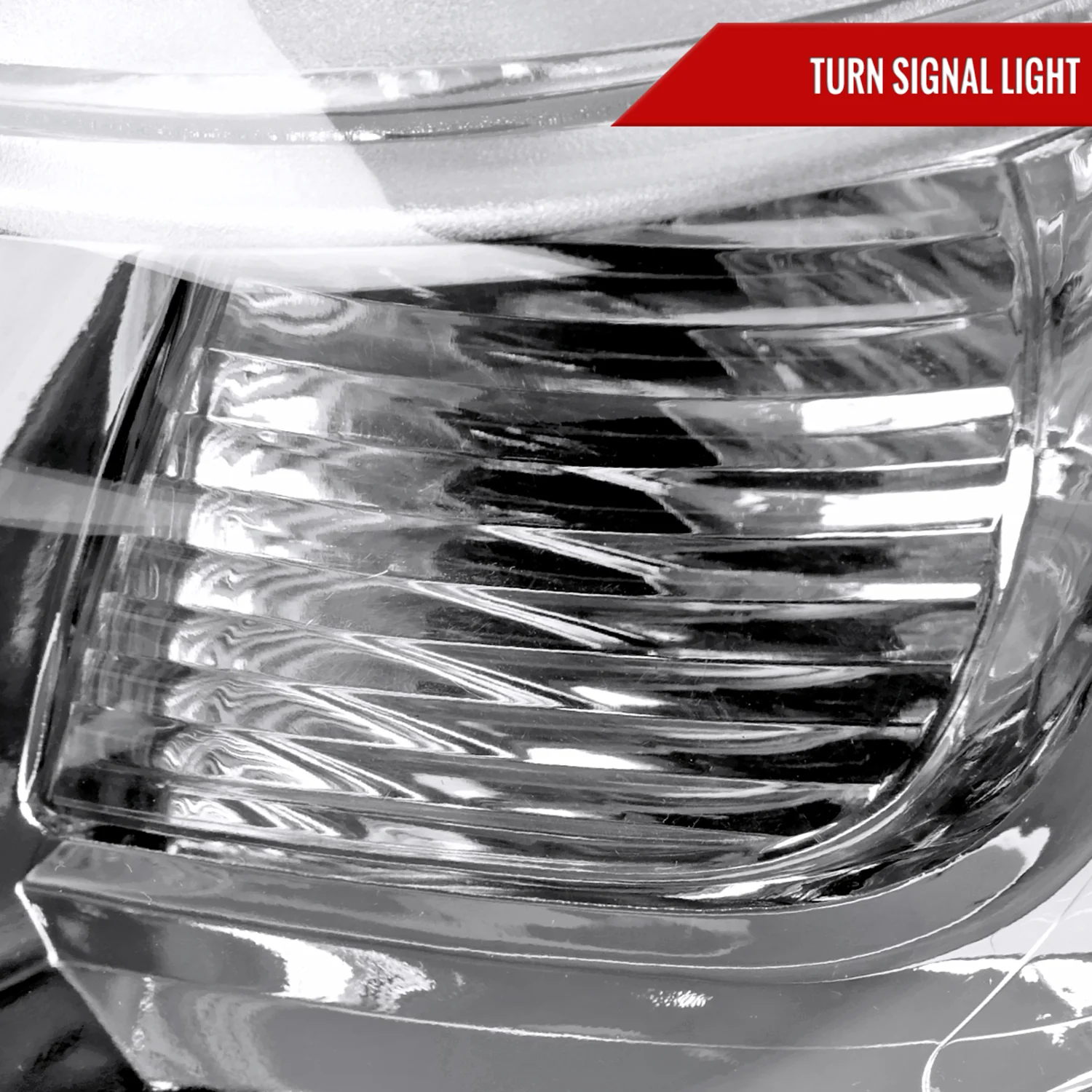 2008-2010 Toyota Highlander Factory Halogen Headlights Chrome/Clear - Image 4