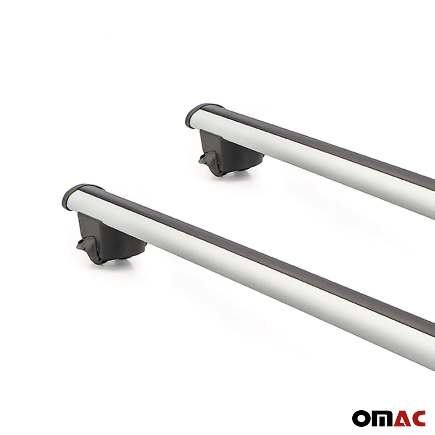 2008-2011 Ford Focus Wagon Roof Rack Cross Bars Silver - Image 12