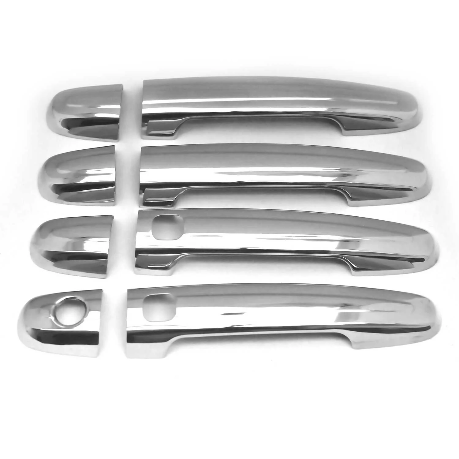 2008-2013 Toyota Highlander Door Handle Cover Protector S.Steel Chrome 8Pcs - Image 6