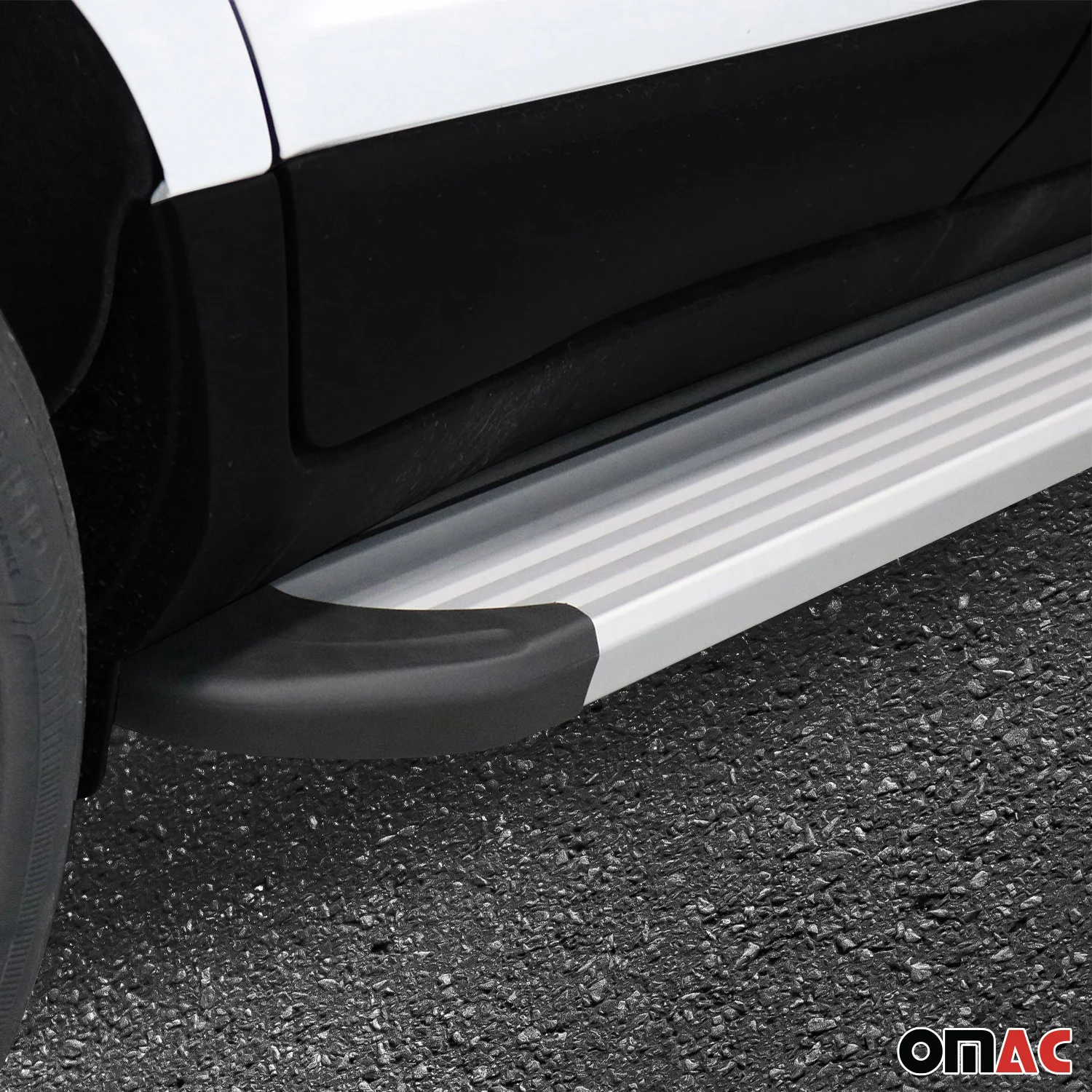 2008-2014 BMW X6 E71 Running Boards Side Steps Silver - Image 5
