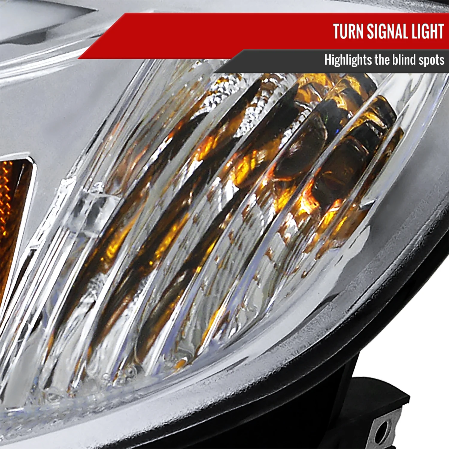 2008-2014 Subaru Impreza WRX/ 08-2011 Outback Sport LED Bar Headlights Chrome - Image 6