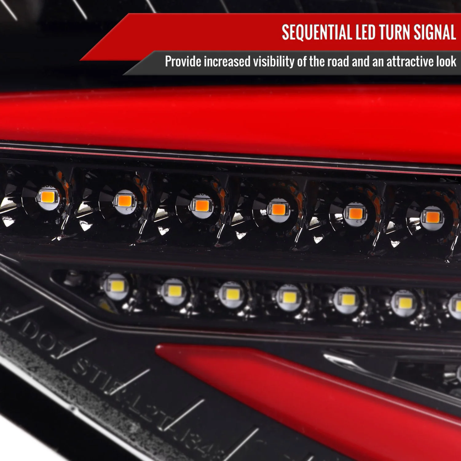 2008-2014 Subaru Impreza WRX Hatchback LED Tube Tail Lights Glossy Black/Clear - Image 4