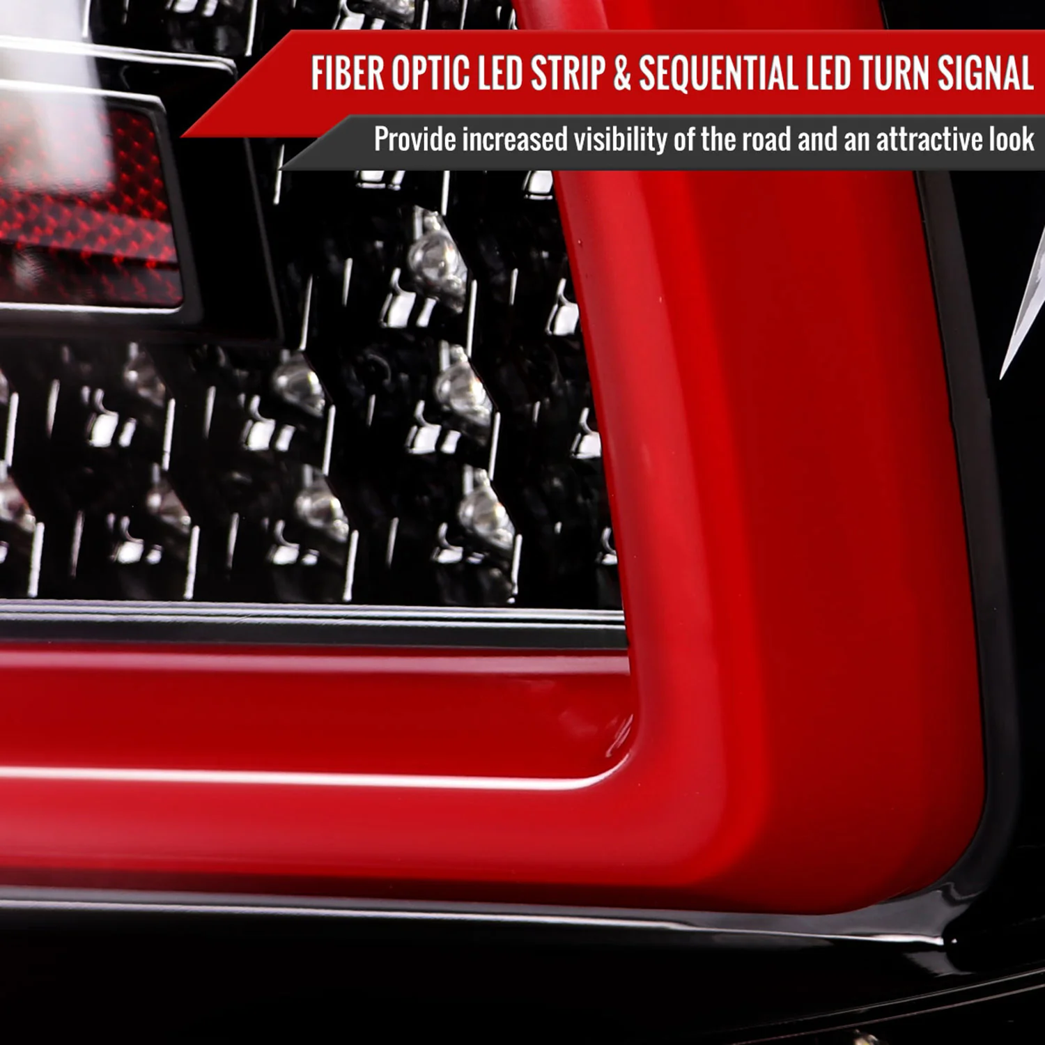 2008-2014 Subaru Impreza WRX/STI LED Turn Signal Tail lights Jet Black/Clear - Image 3