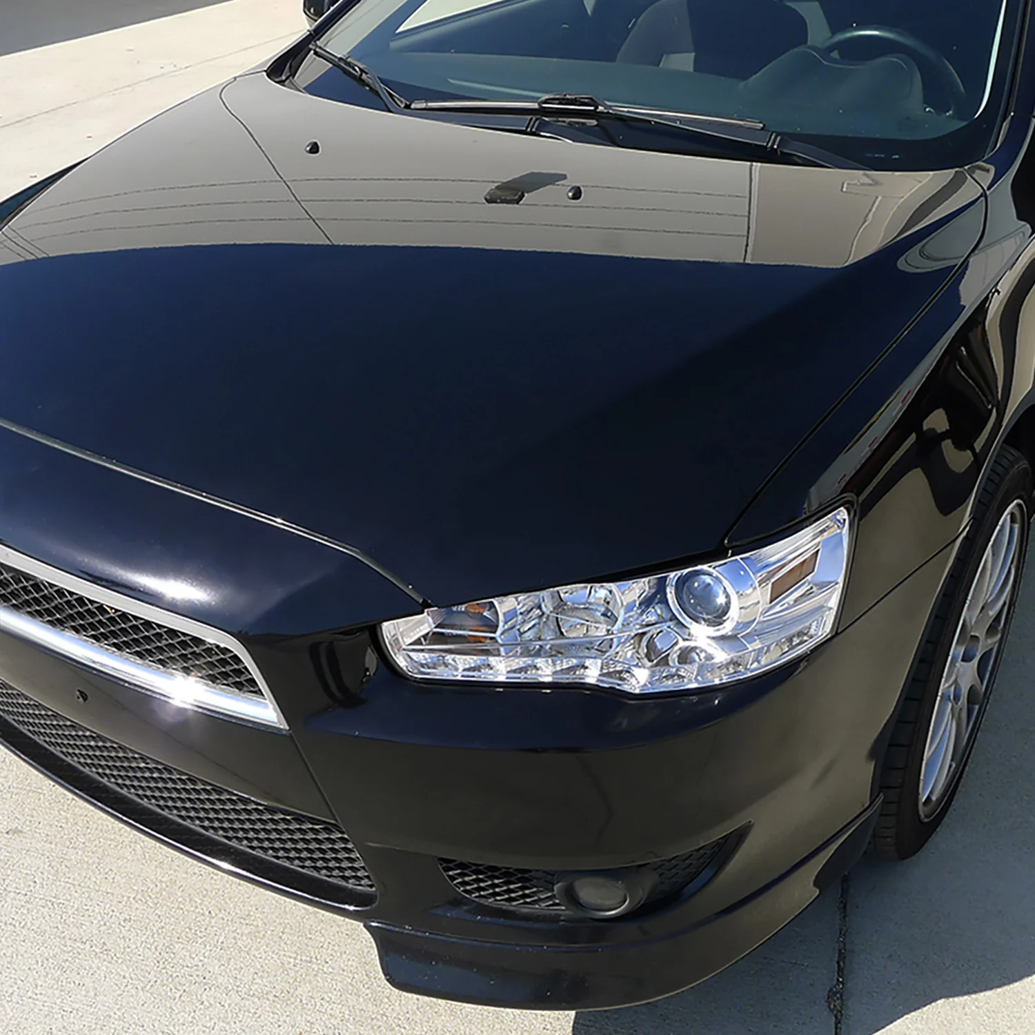 2008-2015 Mitsubishi Lancer EVO Projector Headlights SMD LED Light Chrome - Image 10