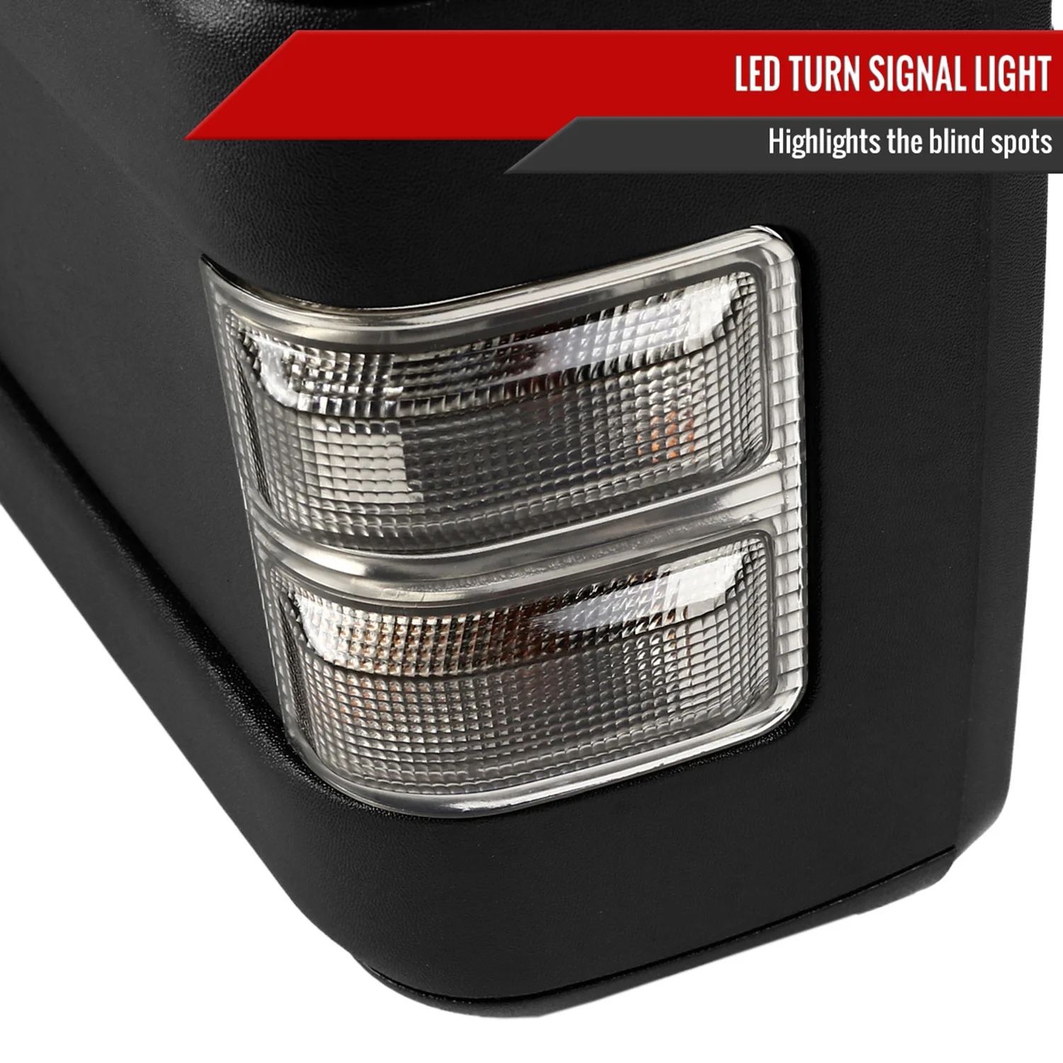 2008-2016 Ford F-250/350/450/550 Heated Towing Mirrors Smoke & Turn Signal - Image 5