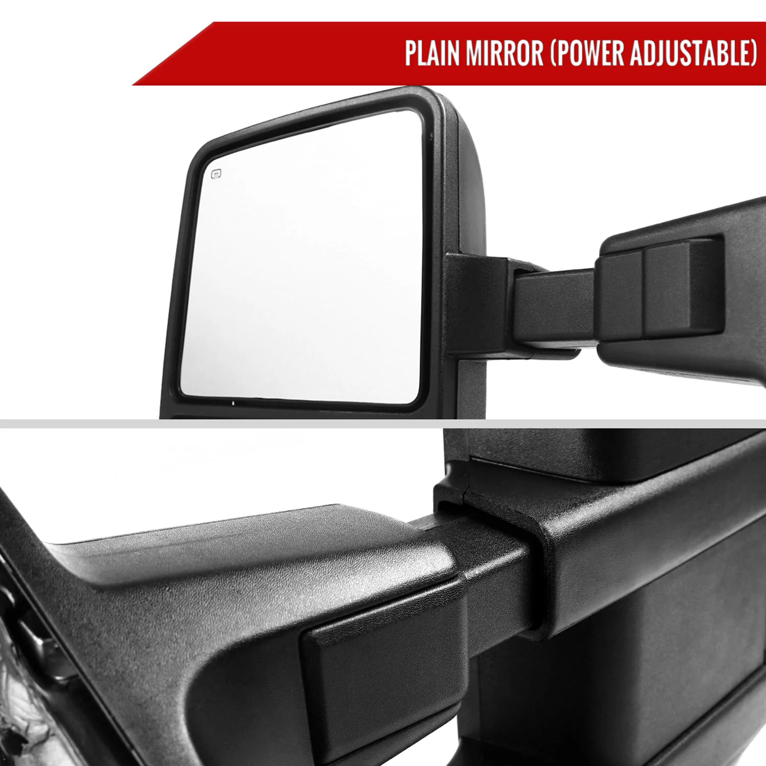 2008-2016 Ford F-250/350/450/550 Heated Towing Mirrors Smoke & Turn Signal - Image 6