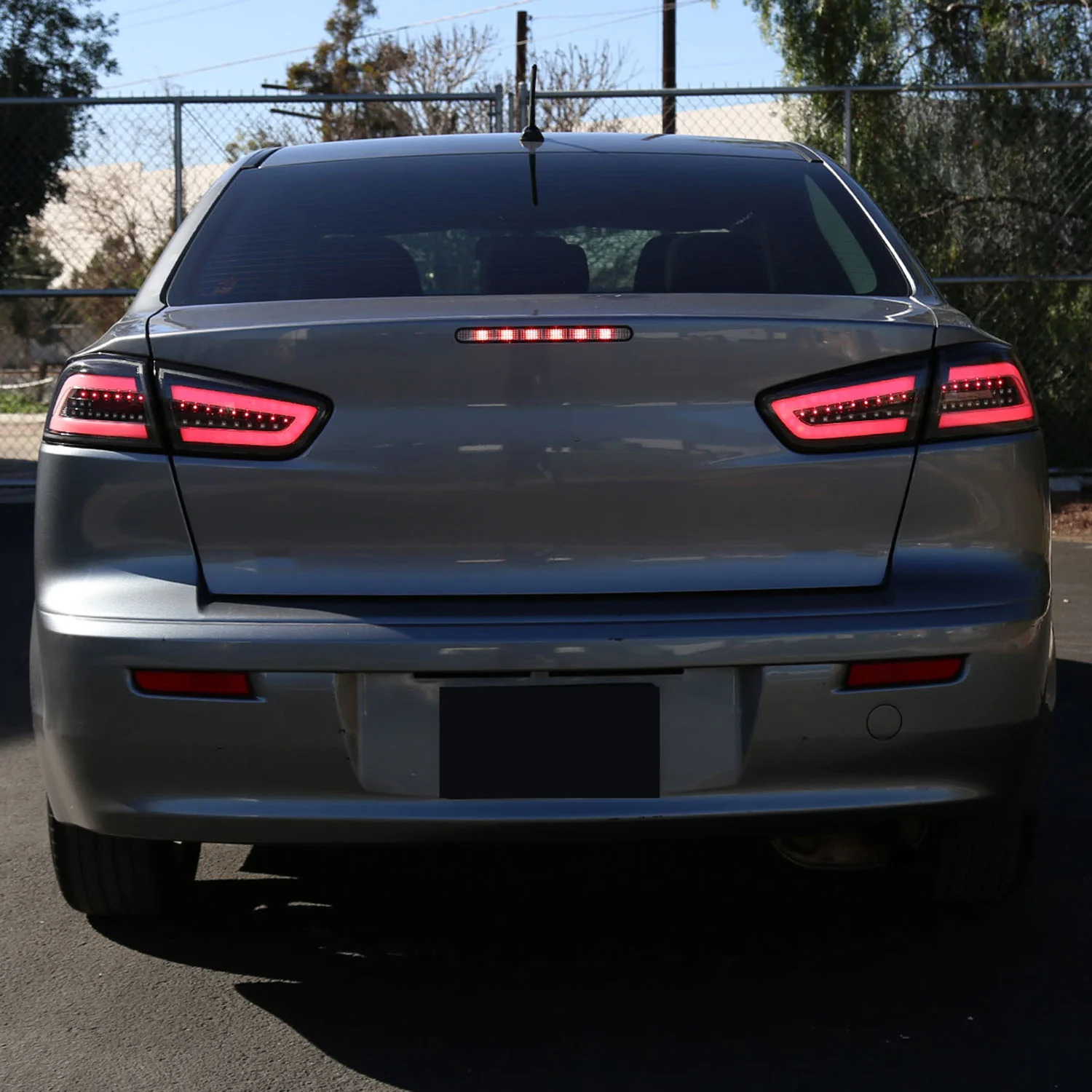 2008-2017 Mitsubishi Lancer / 2008-2015 Lancer EVO X LED Tail Lights Matt Black - Image 10