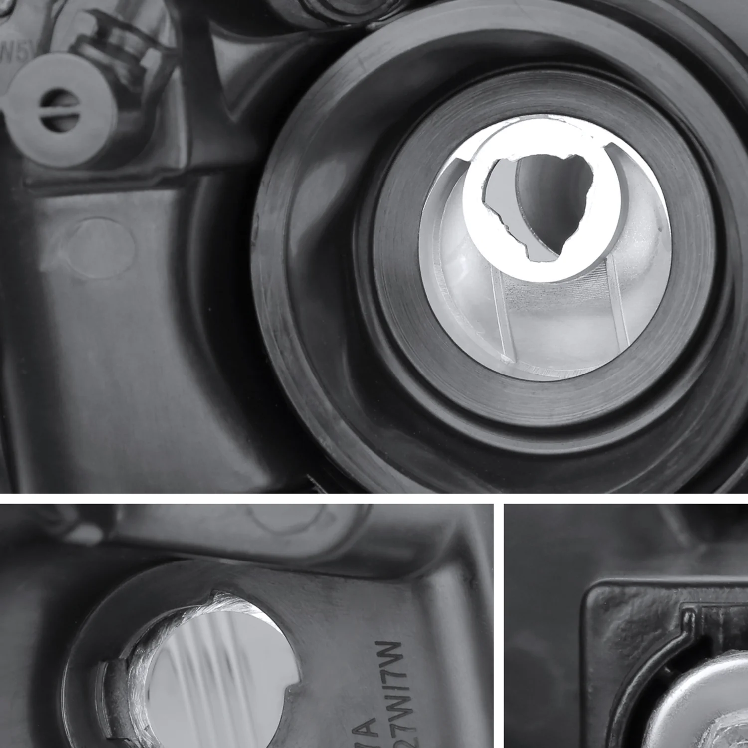 2008-2018 Dodge Grand Caravan Chrysler Town & Country Factory Headlights Black - Image 8