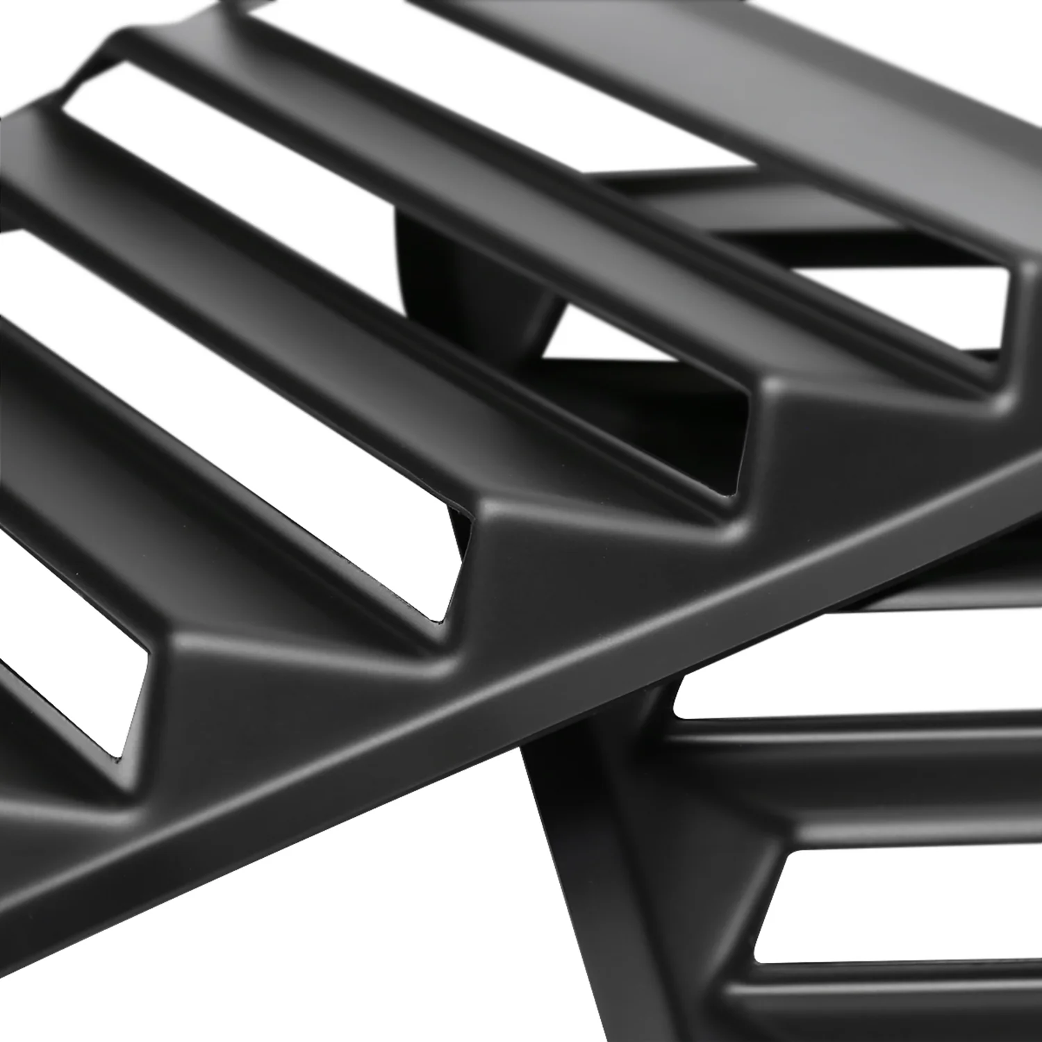 2008-2020 Dodge Challenger Matte Black Side Window Louvers Vent - Image 8