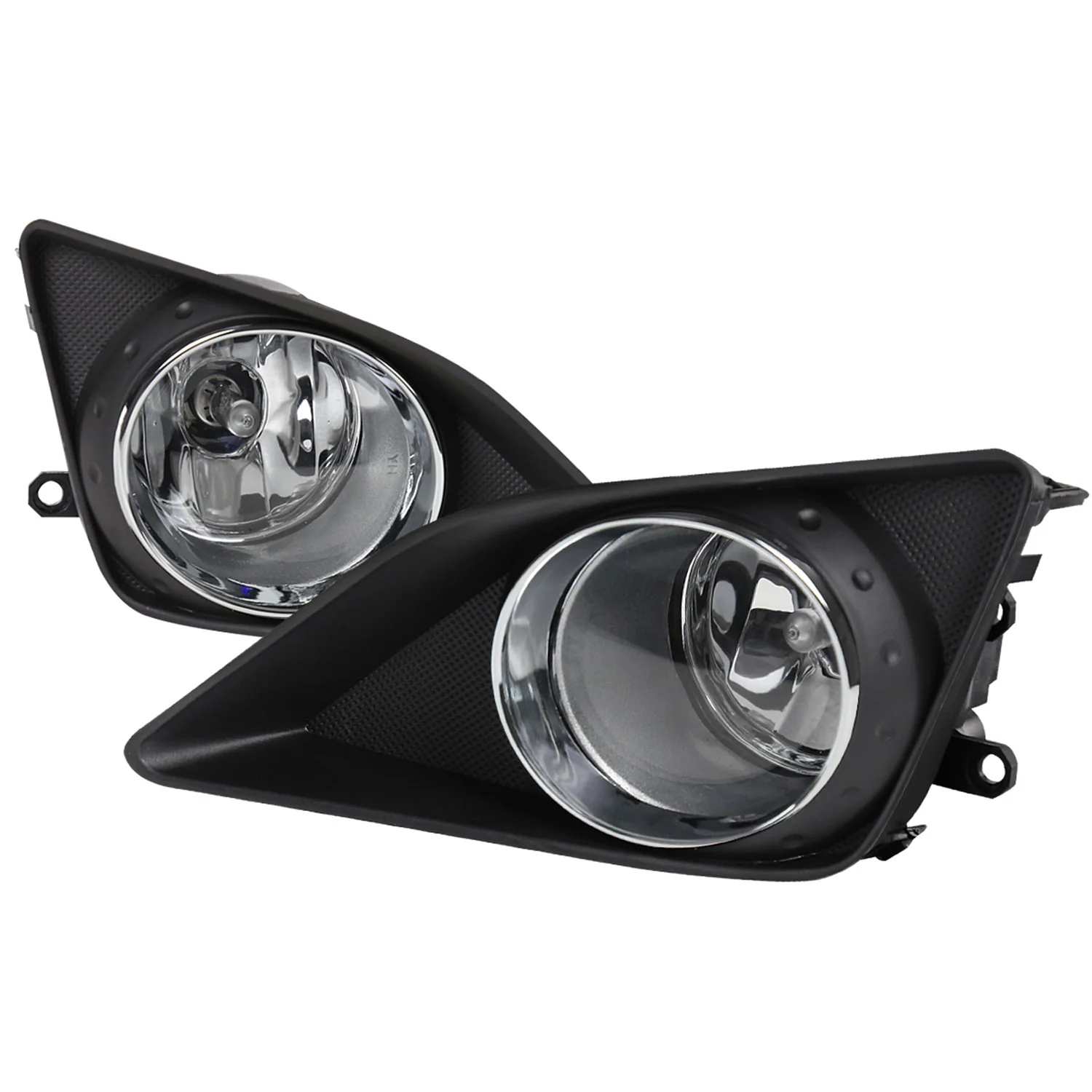 2009-2010 Toyota Corolla H11 Fog Lights Kit Chrome Housing/Clear Lens