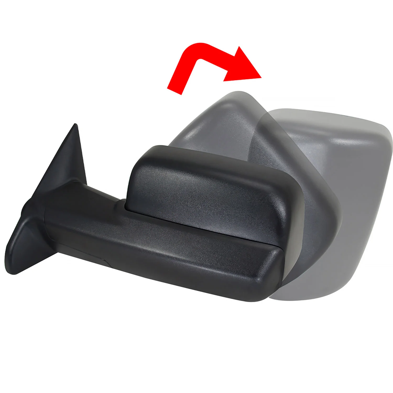 2009-2012 Dodge RAM 1500 Adjustable Heated & Manual Extendable Towing Mirrors - Image 7