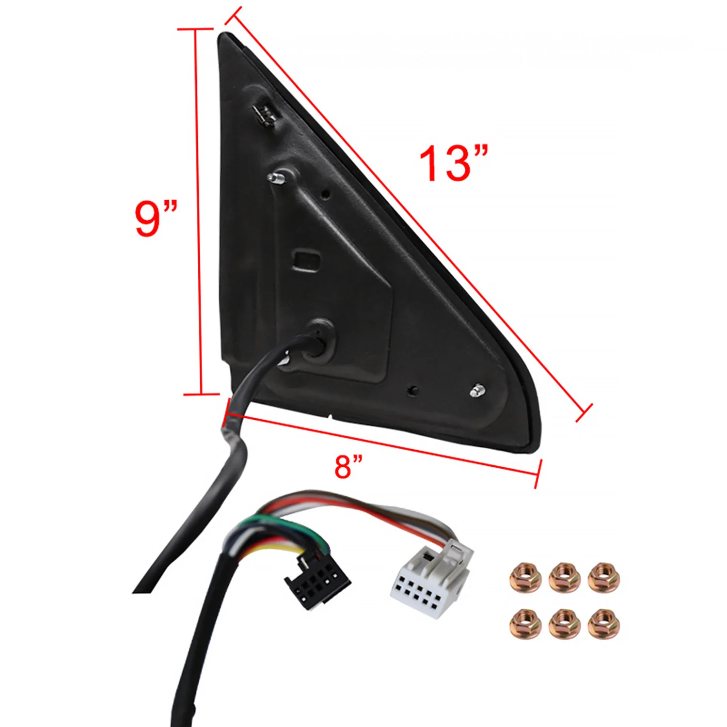 2009-2012 Dodge RAM 1500 Heated Towing Mirrors Clear Lens Turn & Puddle Lights - Image 8