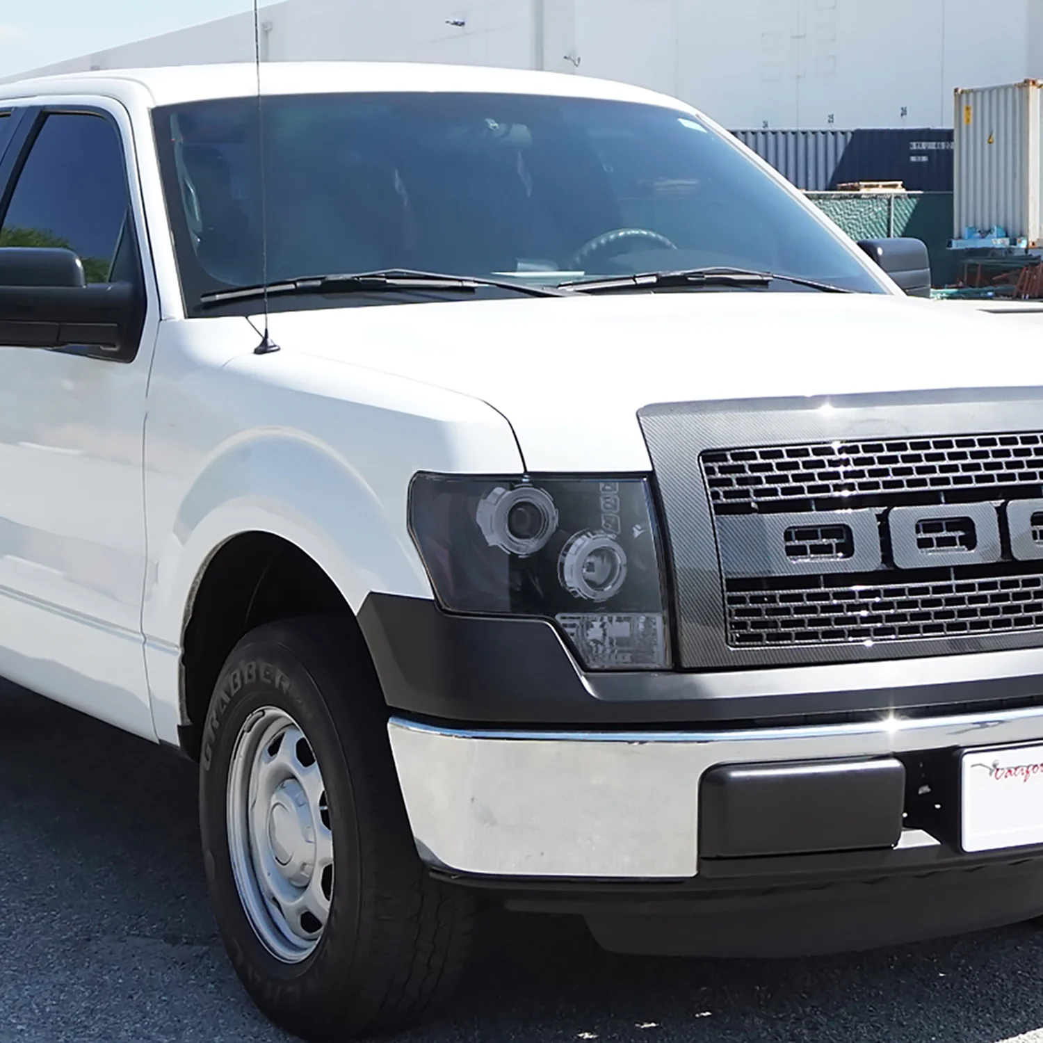 2009-2014 Ford F-150 Dual Halo Projector Headlights Glossy Black/Smoke Lens - Image 10