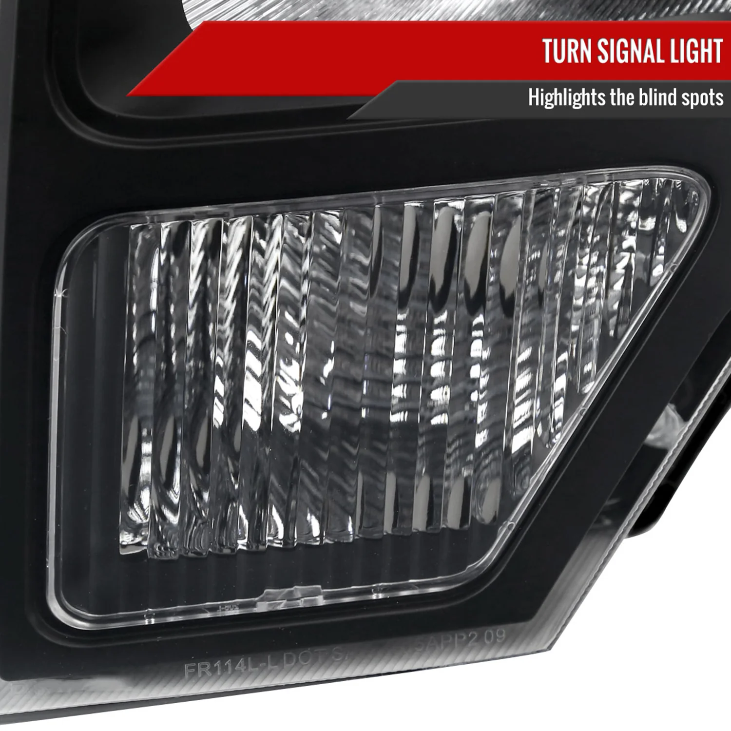 2009-2014 Ford F-150 Factory Style Headlights Matte Black Housing/Clear Lens - Image 4