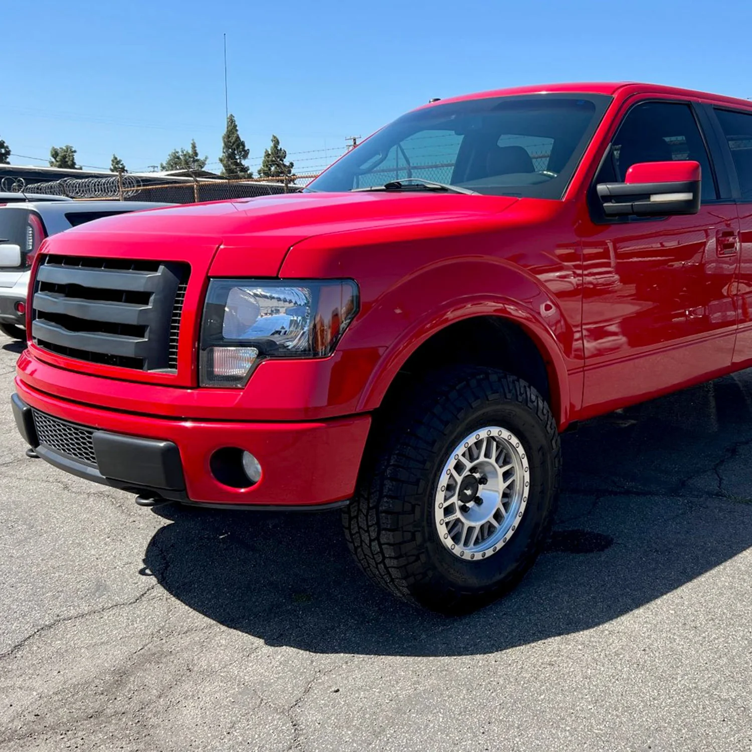 2009-2014 Ford F-150 Factory Style Headlights Matte Black Housing/Clear Lens - Image 9