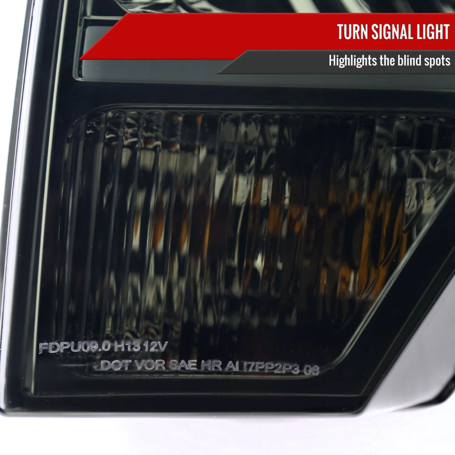 2009-2014 Ford F-150 LED Strip Projector Headlights Chrome/Smoke Lens - Image 5