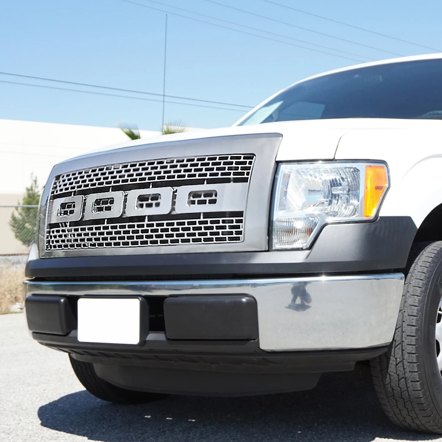 2009-2014 Ford F-150 Raptor Style Chrome ABS Grille - Image 9
