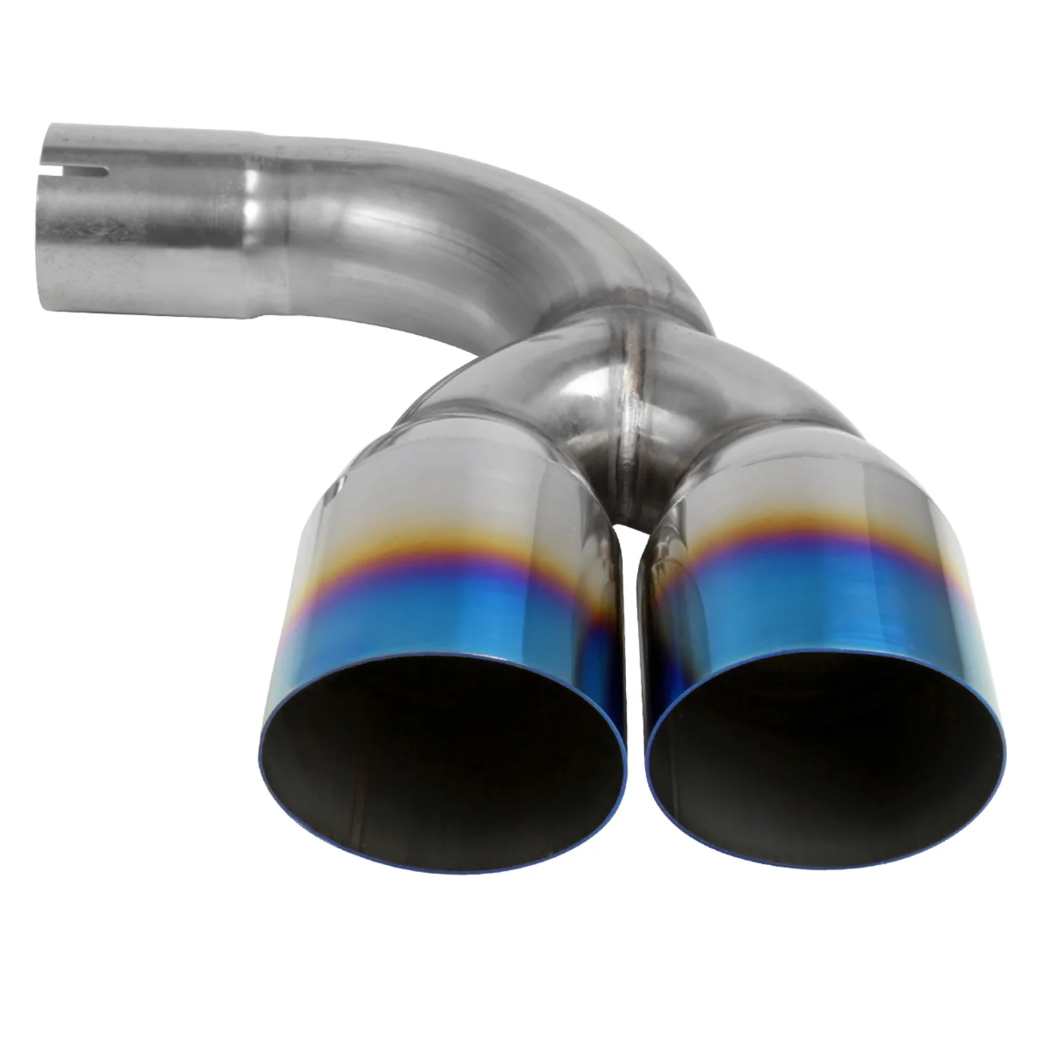 2009-2014 Hyundai Genesis Coupe 2.0T T-304 Steel Catback Exhaust Burnt Tip - Image 3