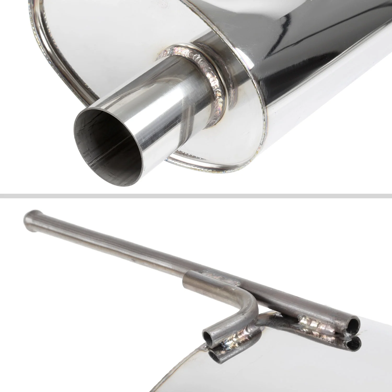 2009-2014 Hyundai Genesis Coupe 2.0T T-304 Steel Catback Exhaust Burnt Tip - Image 4