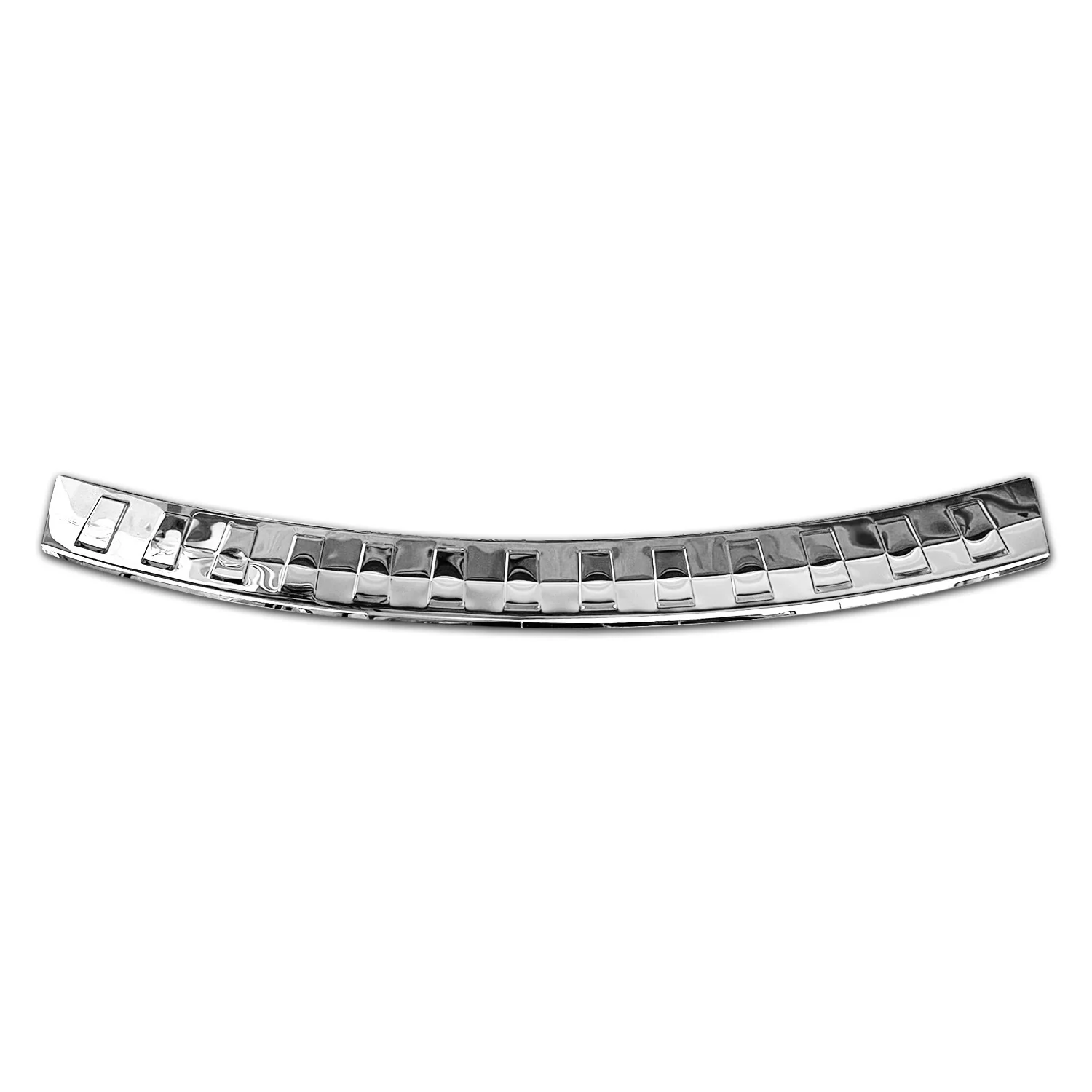 2009-2017 Audi Q5 SQ5 Rear Bumper Sill Cover Protector Guard Stainless Steel Silver - Image 2