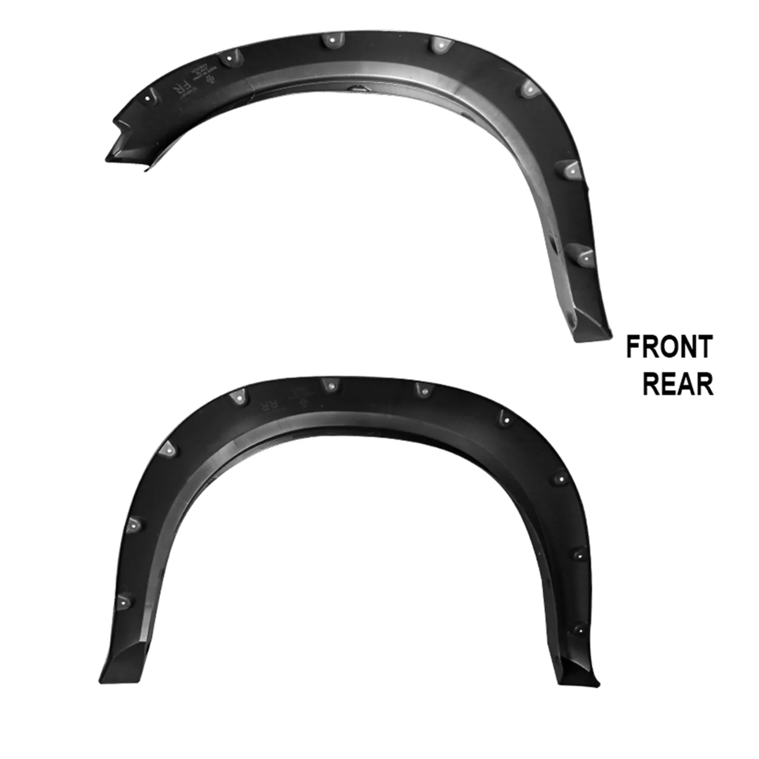 2009-2018 Dodge RAM 1500 / 2019-2021 RAM Classic Textured Rivet Fender Flares - Image 8