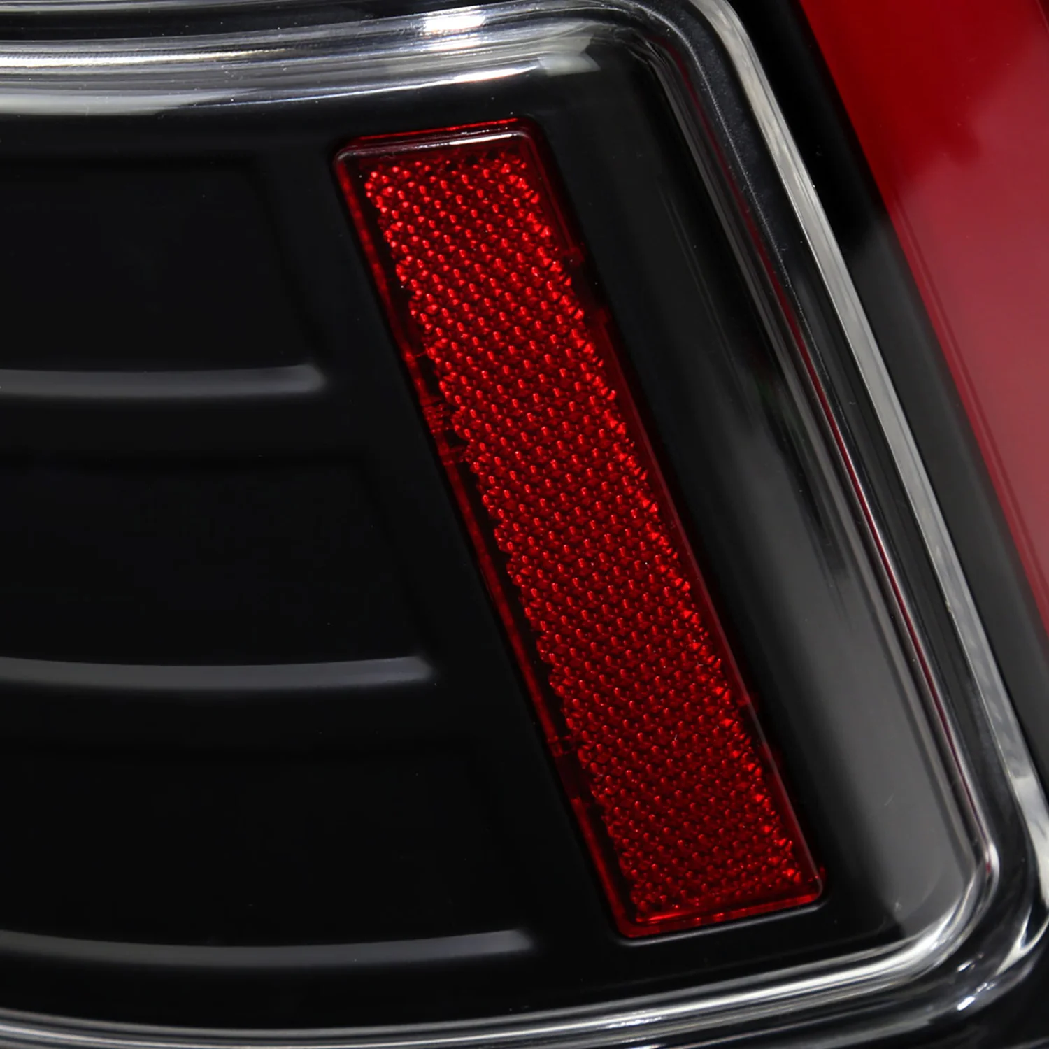2009-2018 Dodge RAM 1500 2500 3500 Red LED Bar Tail Lights Matt Black - Image 6