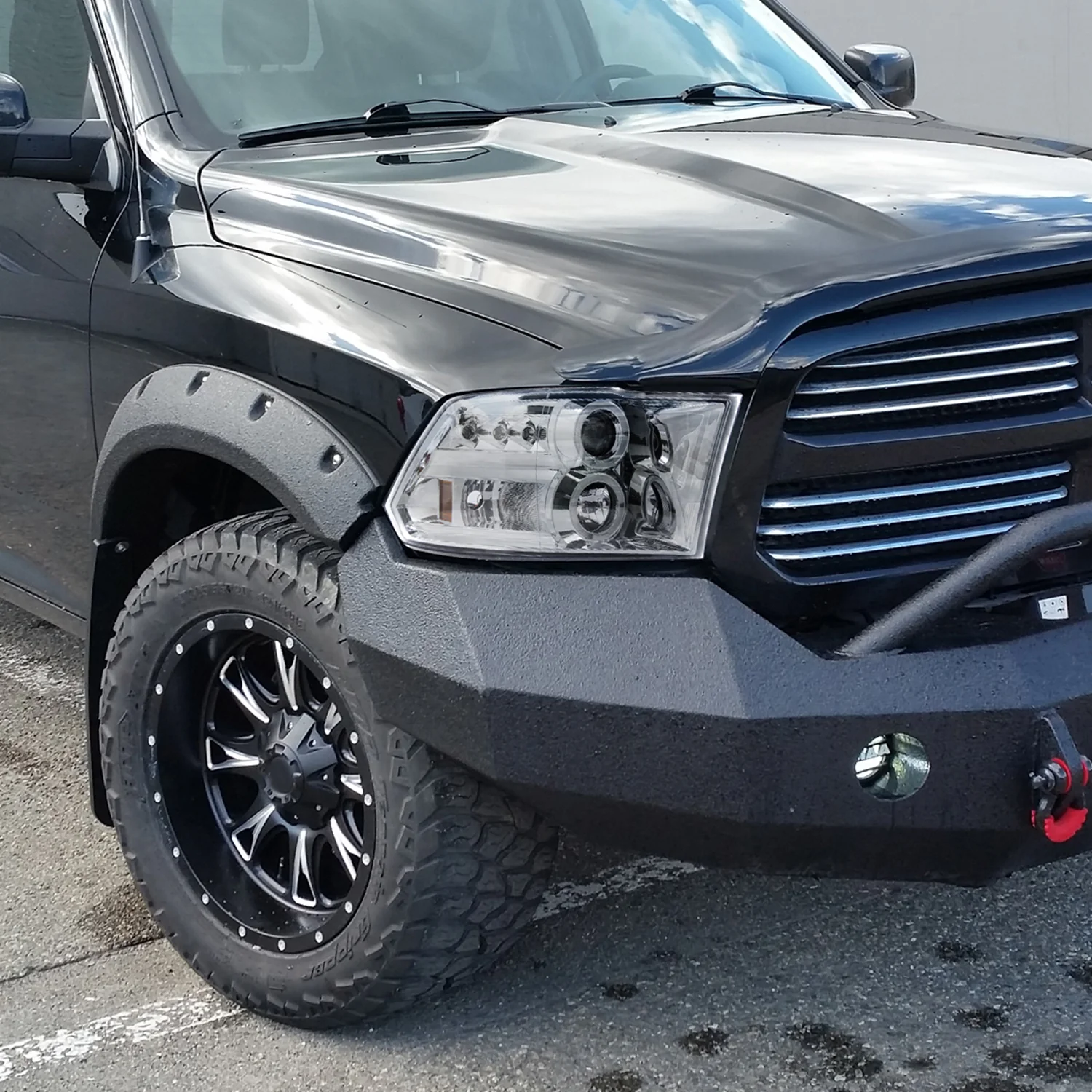 2009-2018 Dodge RAM 1500 / RAM 2500 3500 Dual Halo Headlights Chrome - Image 9