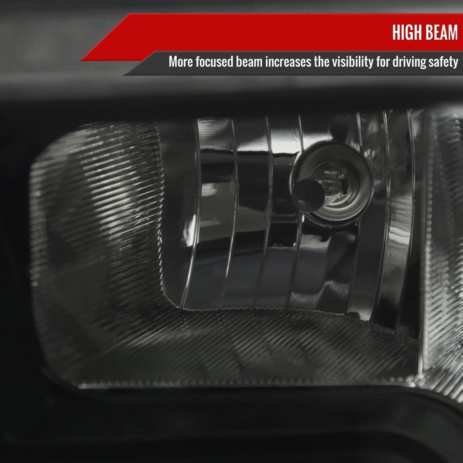 2009-2018 Dodge RAM 1500/ RAM 2500 3500 Dual LED Bar Factory Headlights Black - Image 4