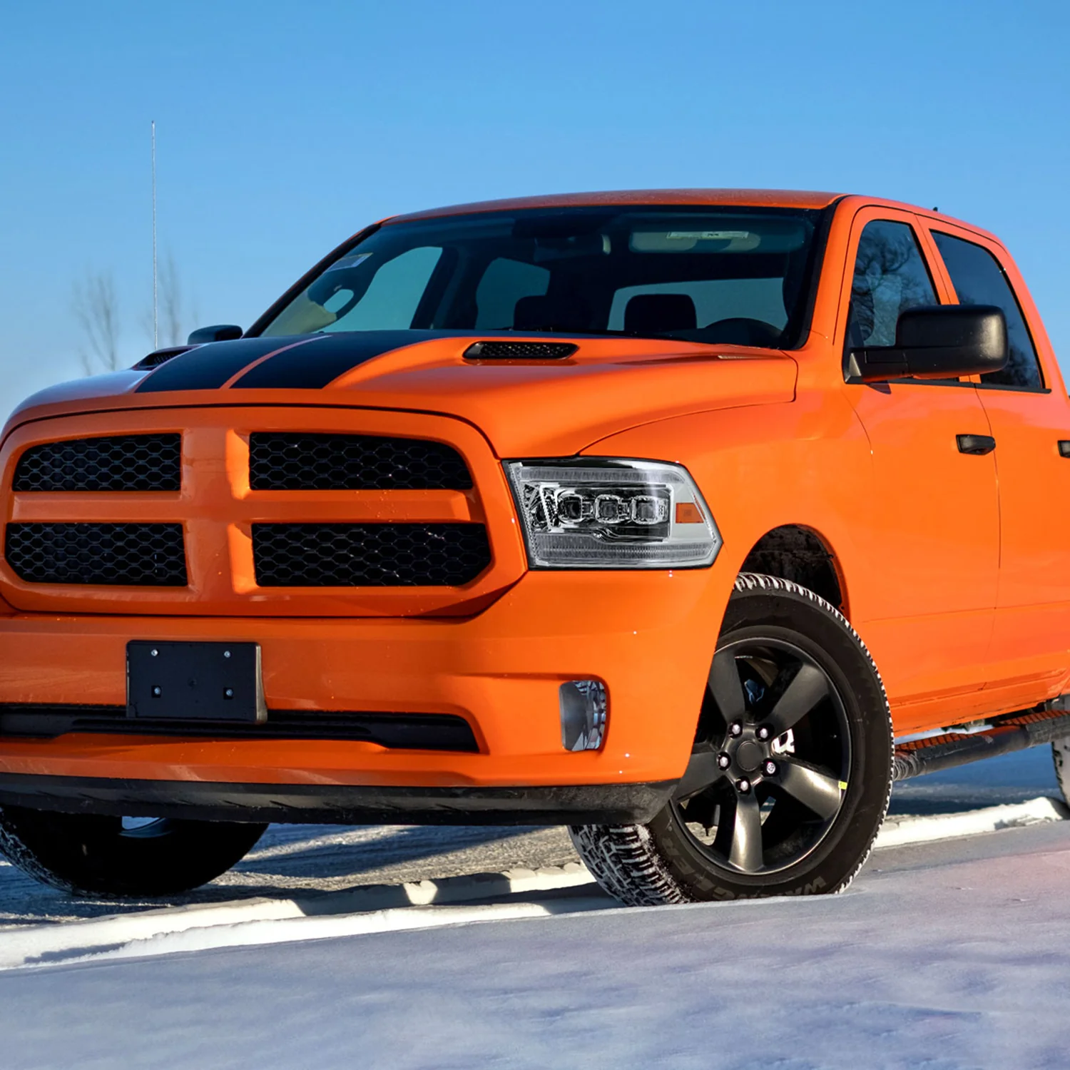 2009-2018 Dodge RAM 1500 / RAM 2500 3500 Full LED Switchback Headlights Chrome - Image 10