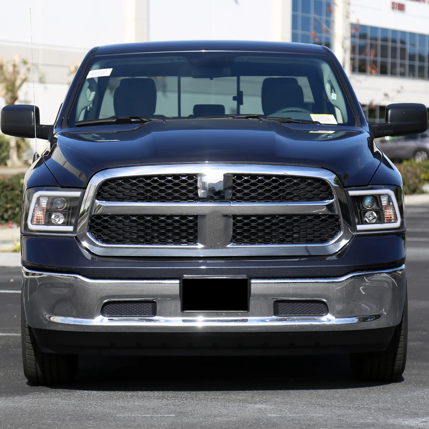 2009-2018 Dodge RAM 1500 / RAM 2500 3500 LED C-Bar Headlights Black - Image 10
