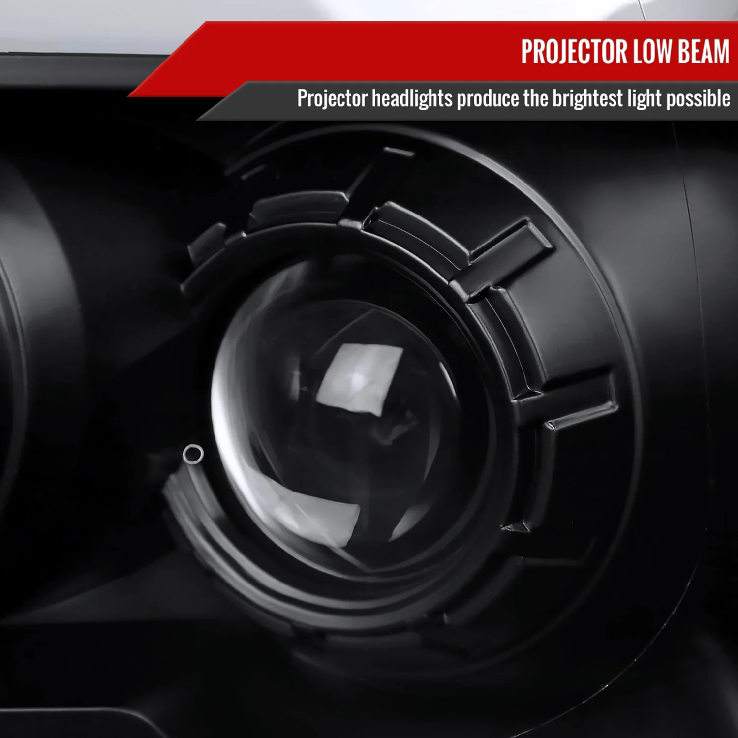 2009-2018 Dodge RAM 1500 / RAM 2500 3500 LED C-Bar Headlights Matte Black - Image 3