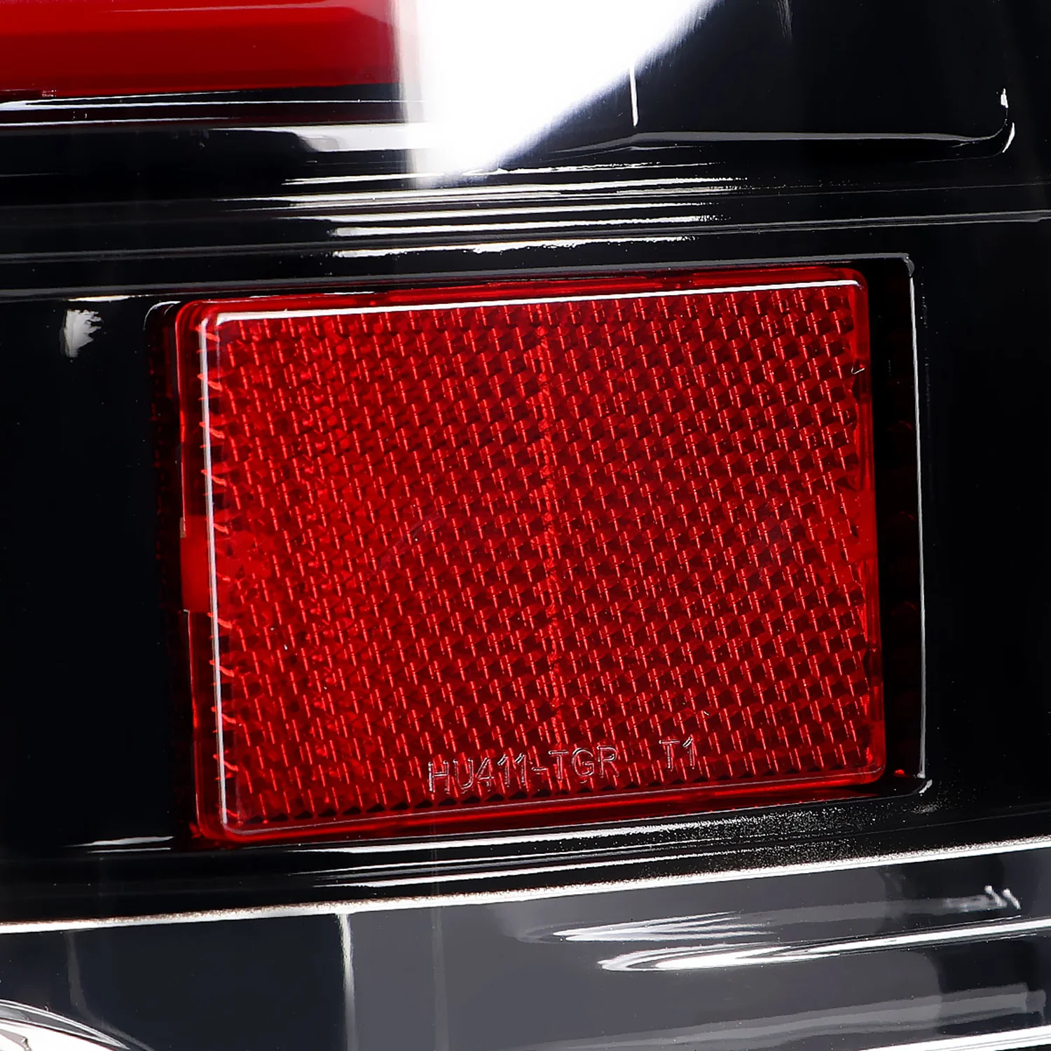 2009-2018 Dodge RAM Red C-Bar LED Tail Lights Jet Black Housing/Clear Lens - Image 5
