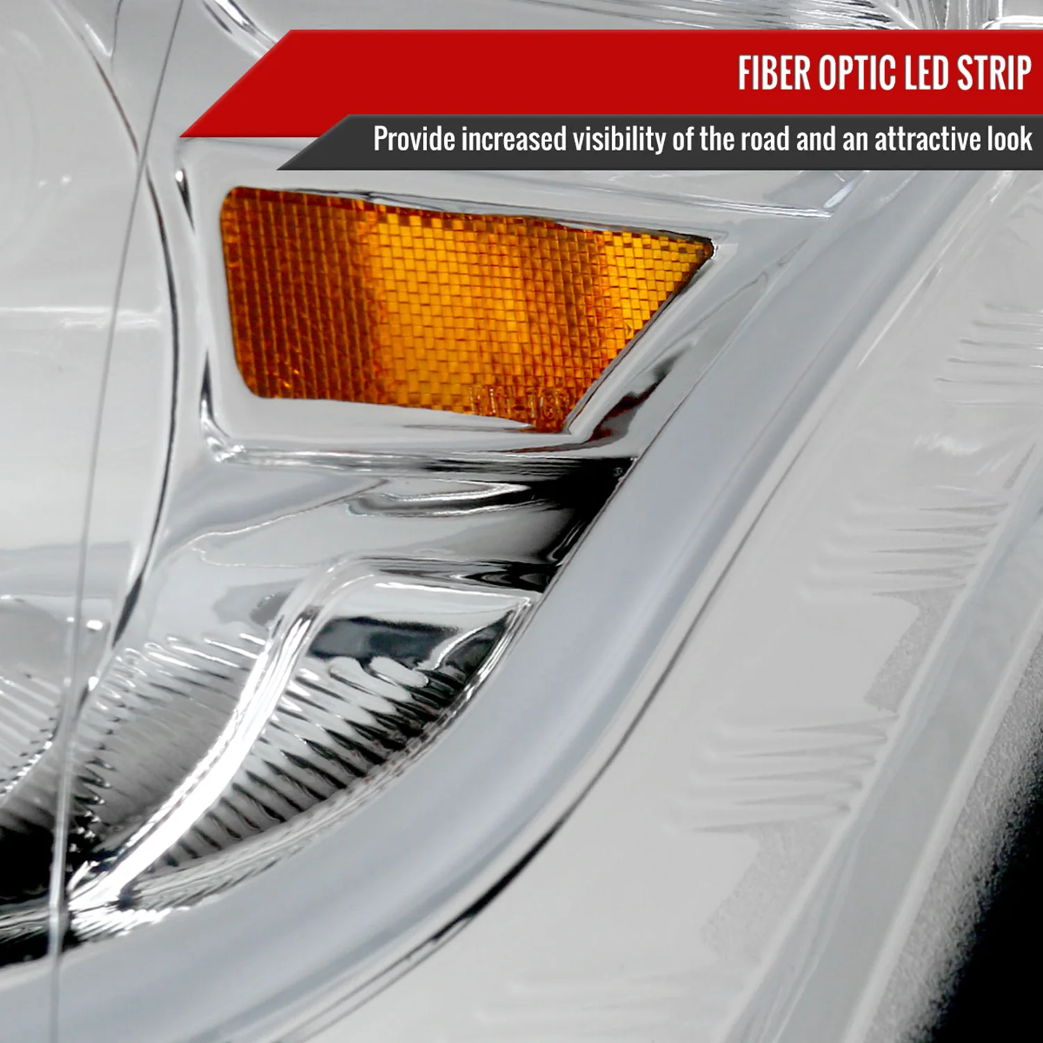 2010-2011 Kia Soul Projector Headlights LED Light Bar&LED Signal Lights Chrome - Image 5