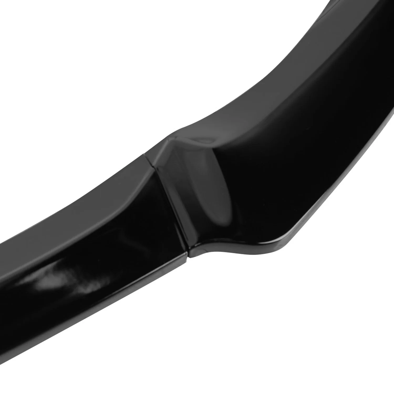 2010-2011 Mazda 3 S-Sport Glossy Black 3Pcs Front Bumper Lip Splitter Kit - Image 4