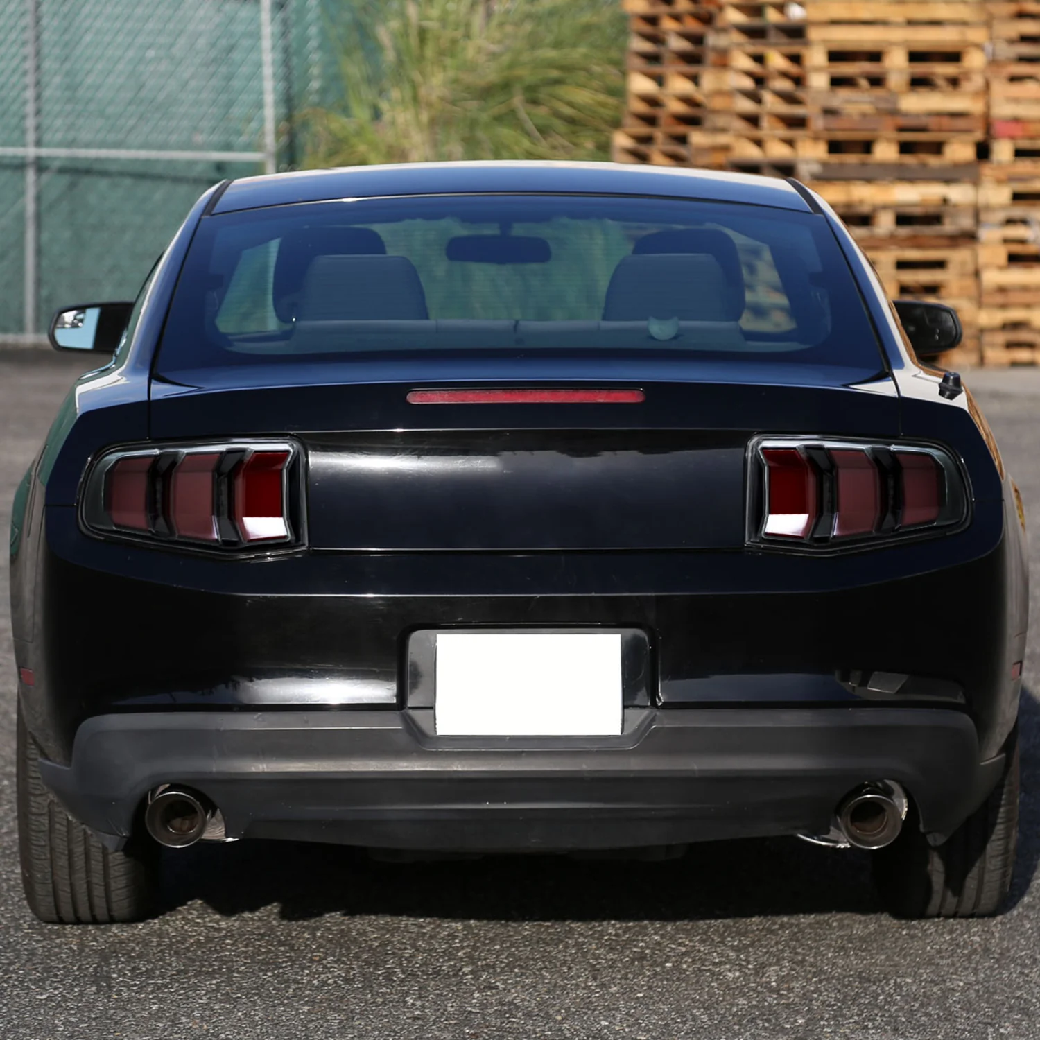 2010-2012 Ford Mustang Sequential LED Tail Lights Satin Black - Image 9