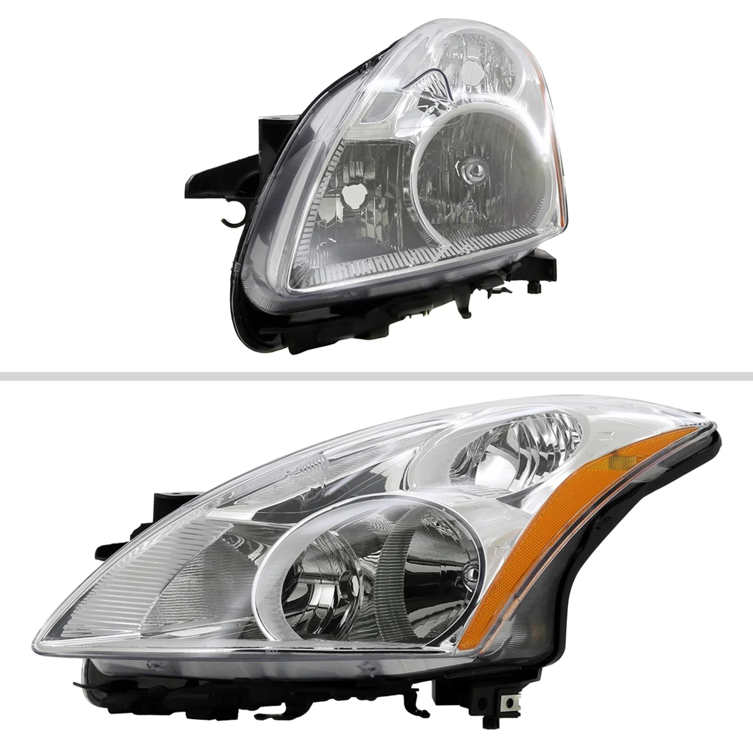 2010-2012 Nissan Altima Sedan Clear Factory Crystal Headlights - Driver Side - Image 2
