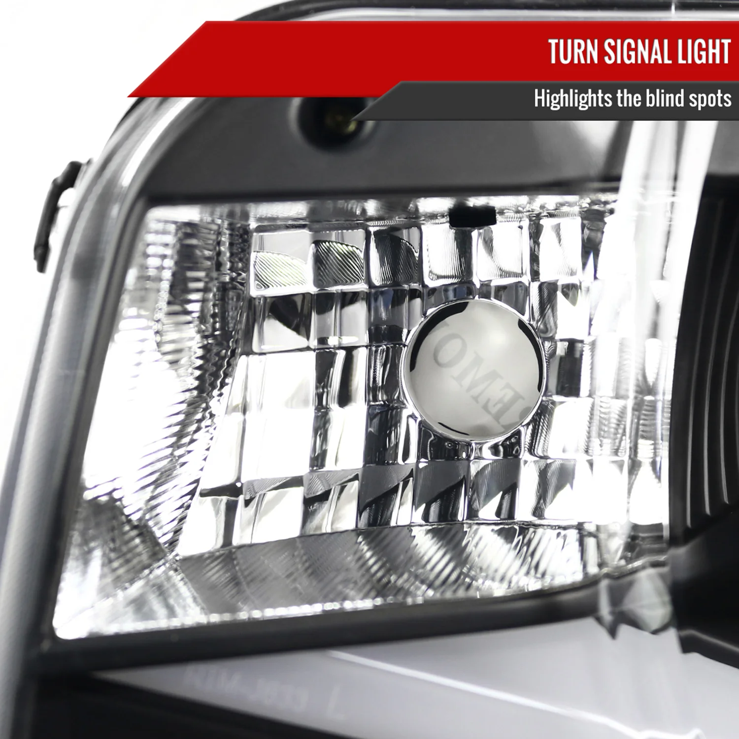 2010-2013 Chevy Camaro LED Bar Projector Headlights Matte Black/Clear Lens - Image 5