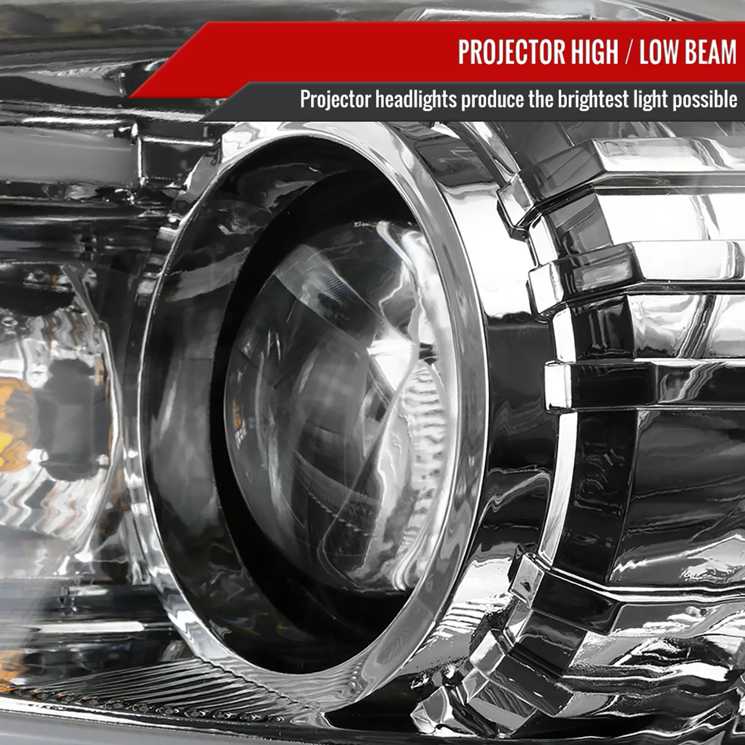 2010-2013 Mazda 3 Projector Headlights w/ LED Light Strip Chrome/Clear Lens - Image 3
