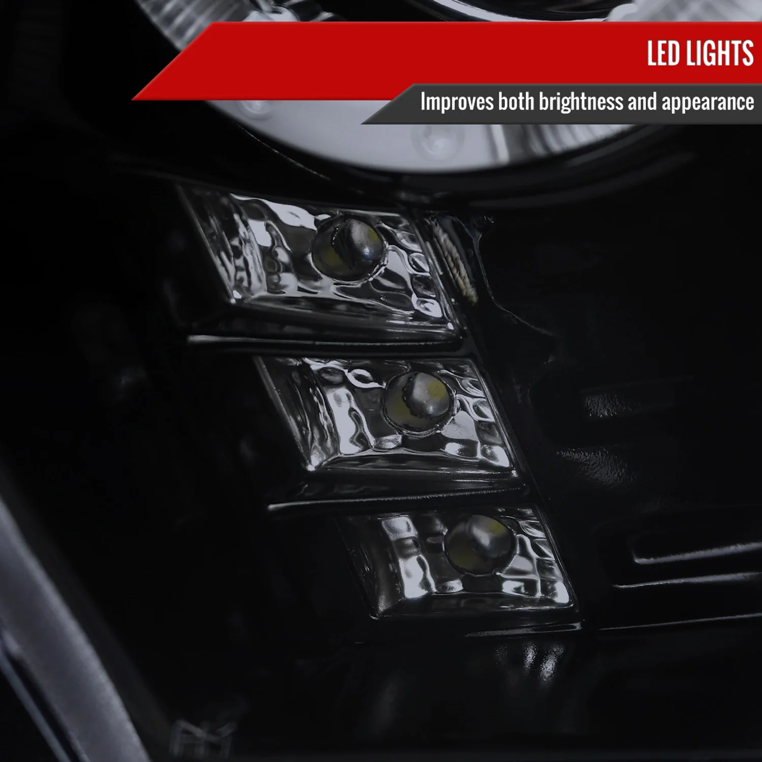 2010-2014 Ford Mustang Dual Halo Projector Headlights Glossy Black/Smoke Lens - Image 5