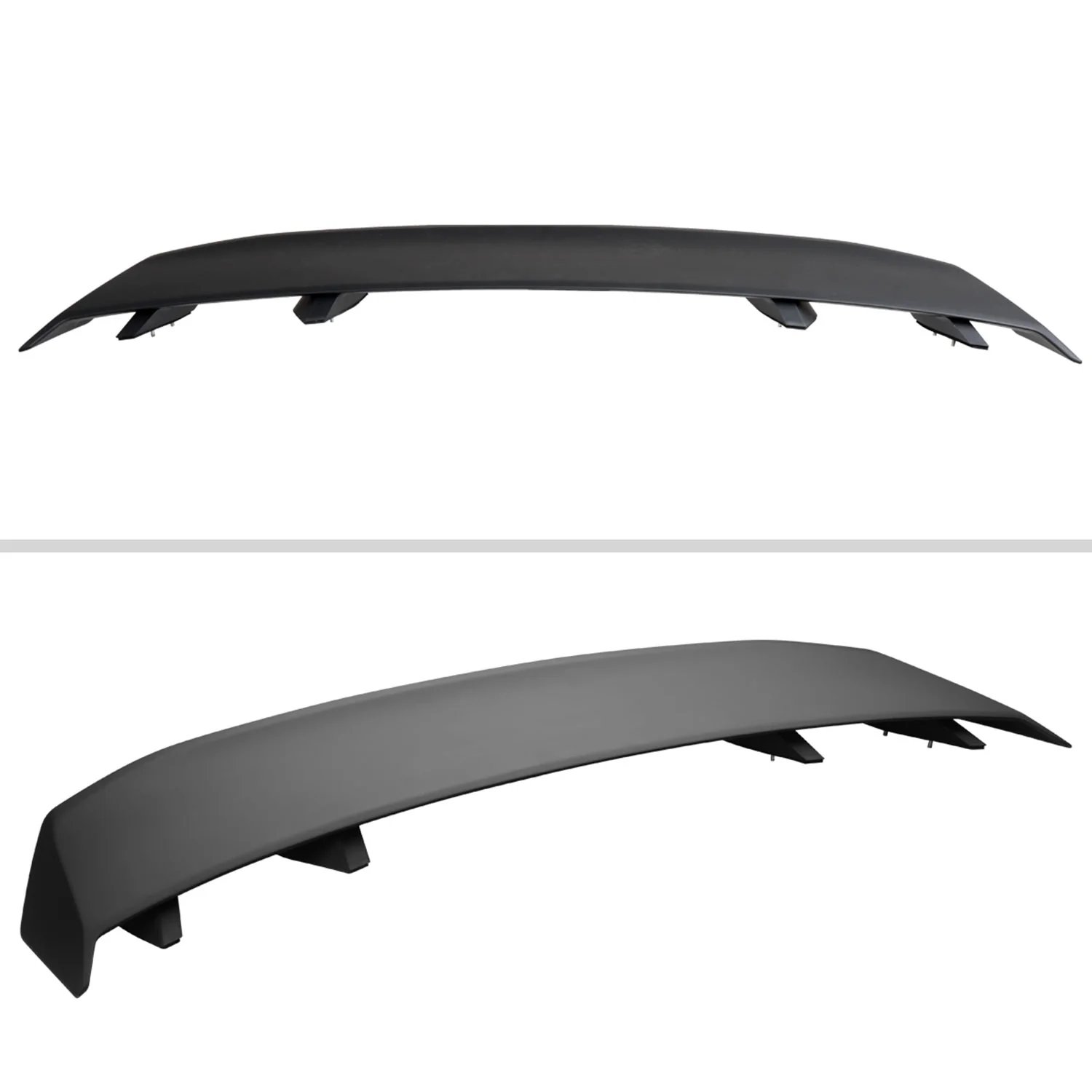 2010-2014 Ford Mustang Matte Black 4-Pedestal Style Rear Trunk Spoiler Wing - Image 3