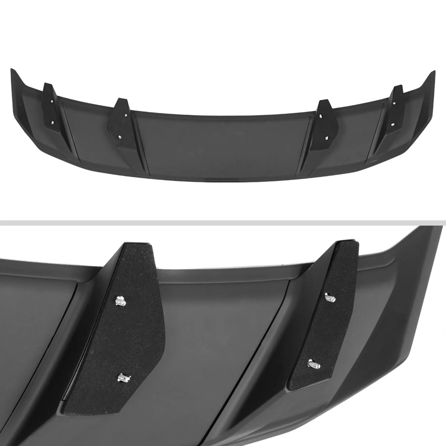 2010-2014 Ford Mustang Matte Black 4-Pedestal Style Rear Trunk Spoiler Wing - Image 5