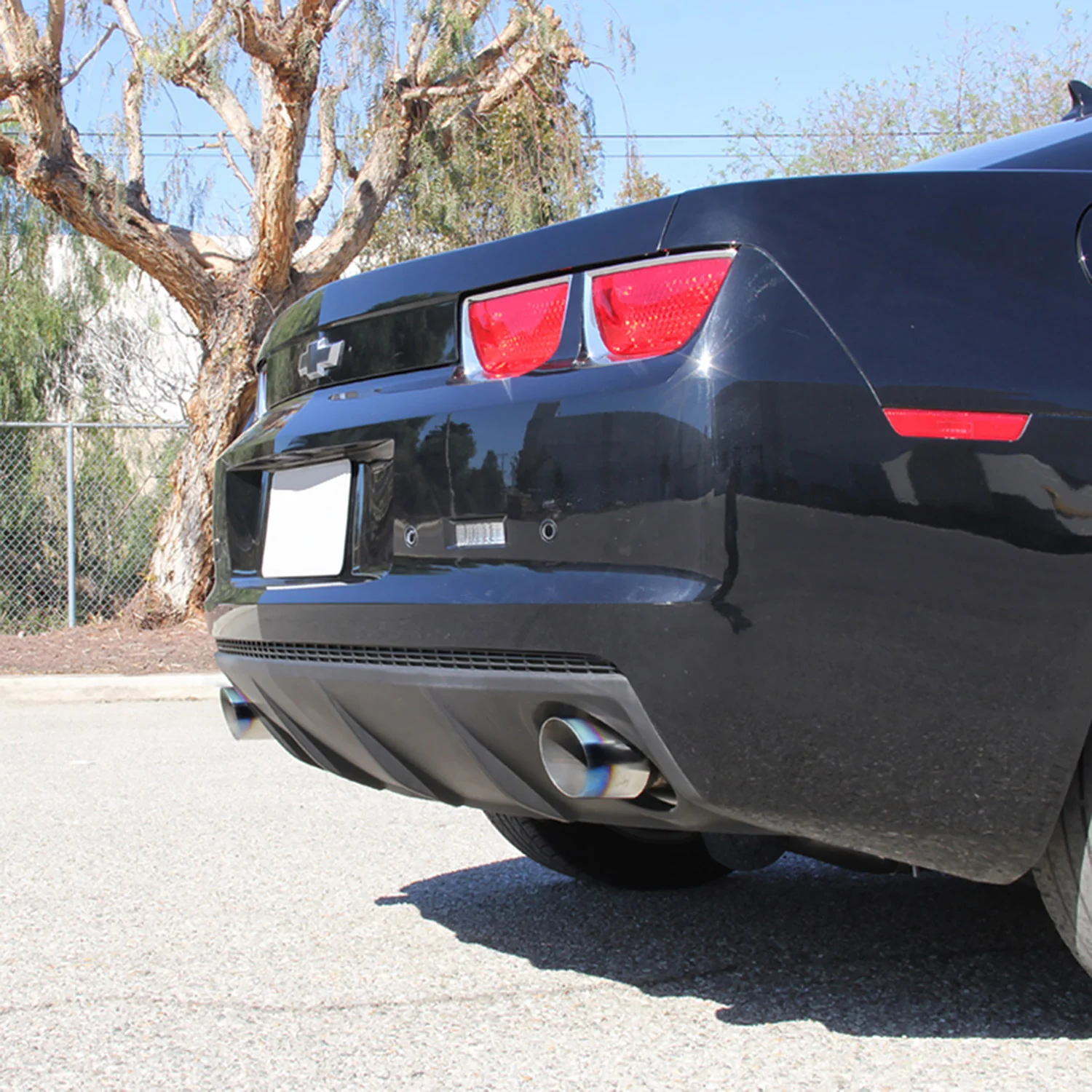 2010-2015 Chevy Camaro 3.6L V6 S.Steel Dual Catback Exhaust System Burnt Tip - Image 10