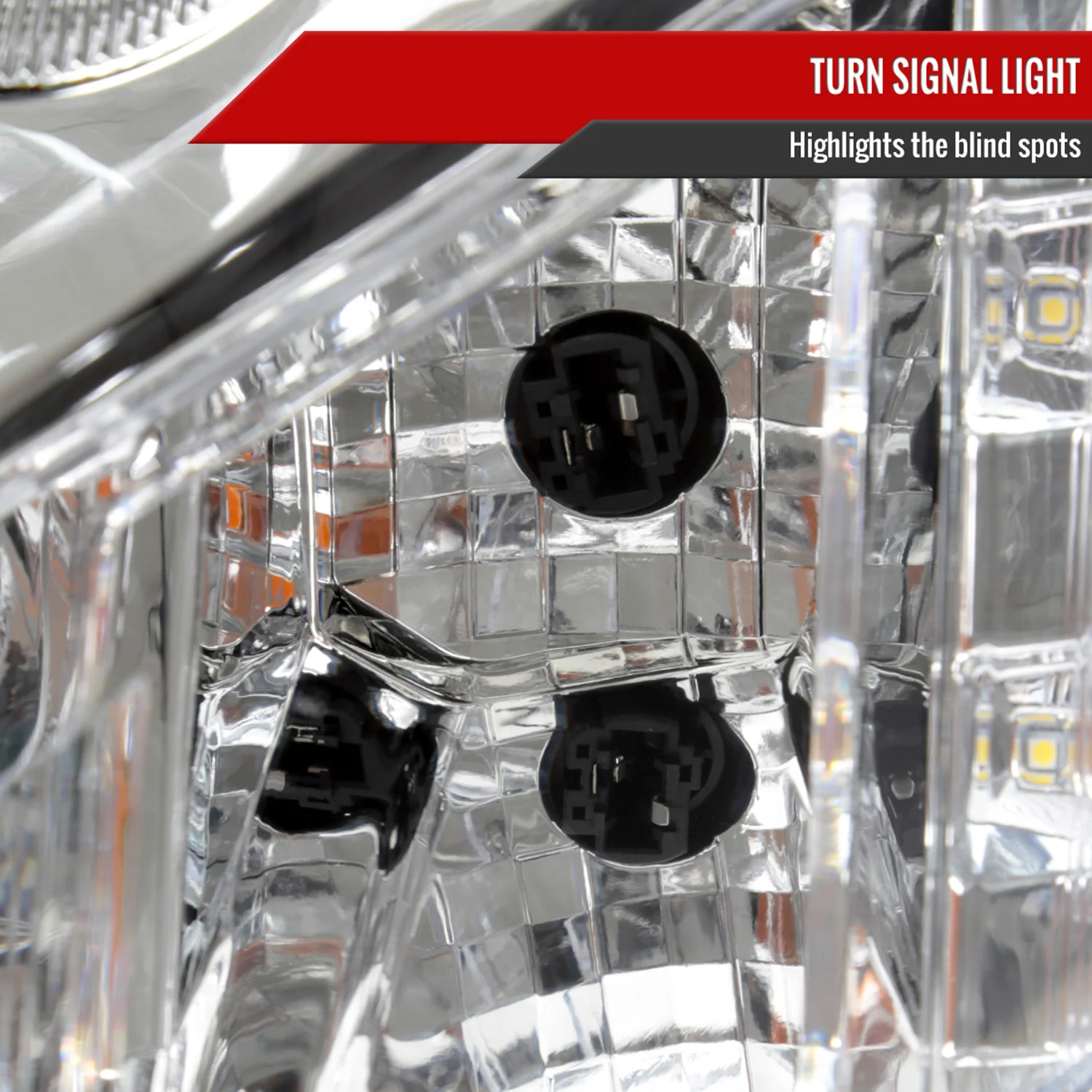 2010-2016 Cadillac SRX Projector Headlights Chrome Housing/Clear Lens - Image 6