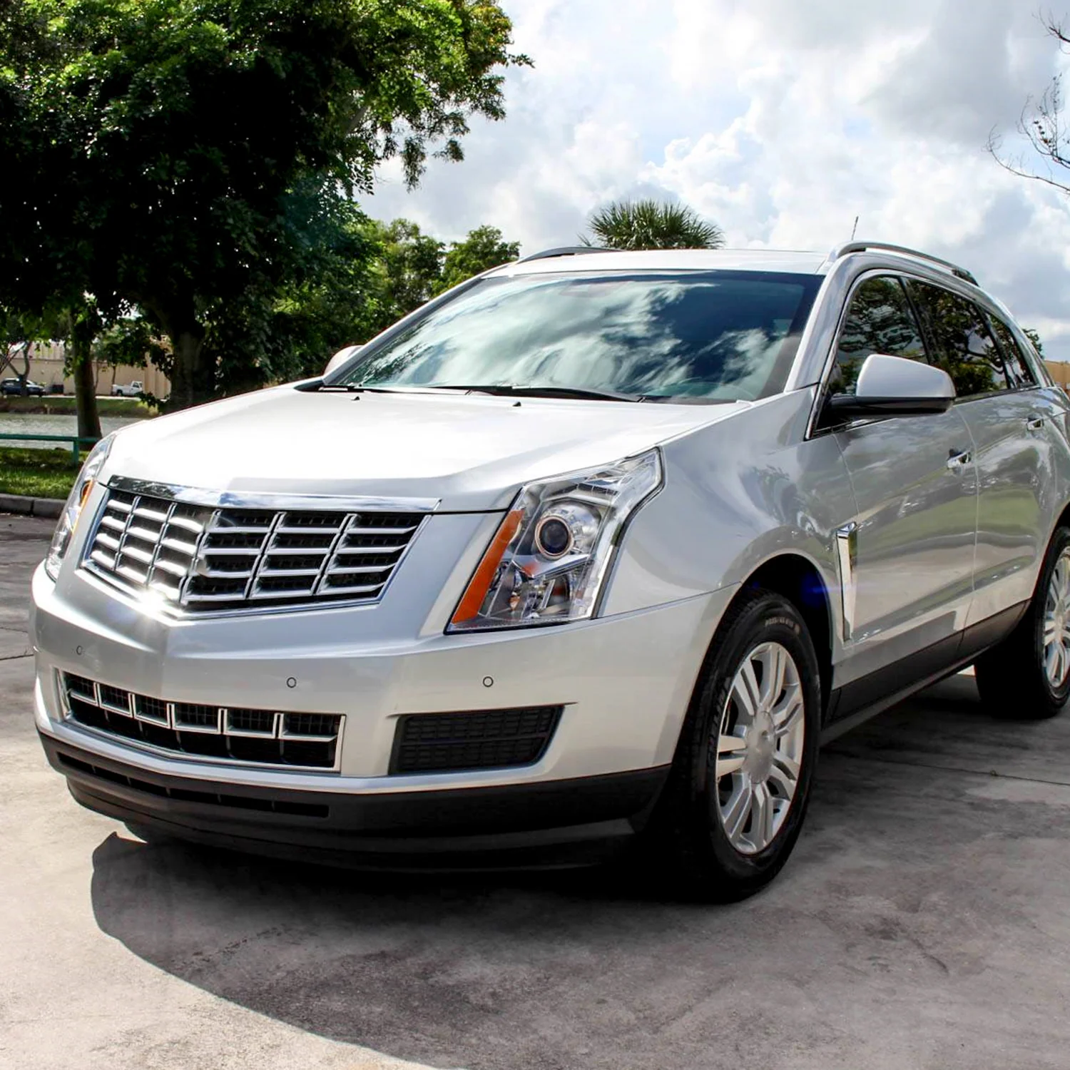 2010-2016 Cadillac SRX Projector Headlights Chrome Housing/Clear Lens - Image 9