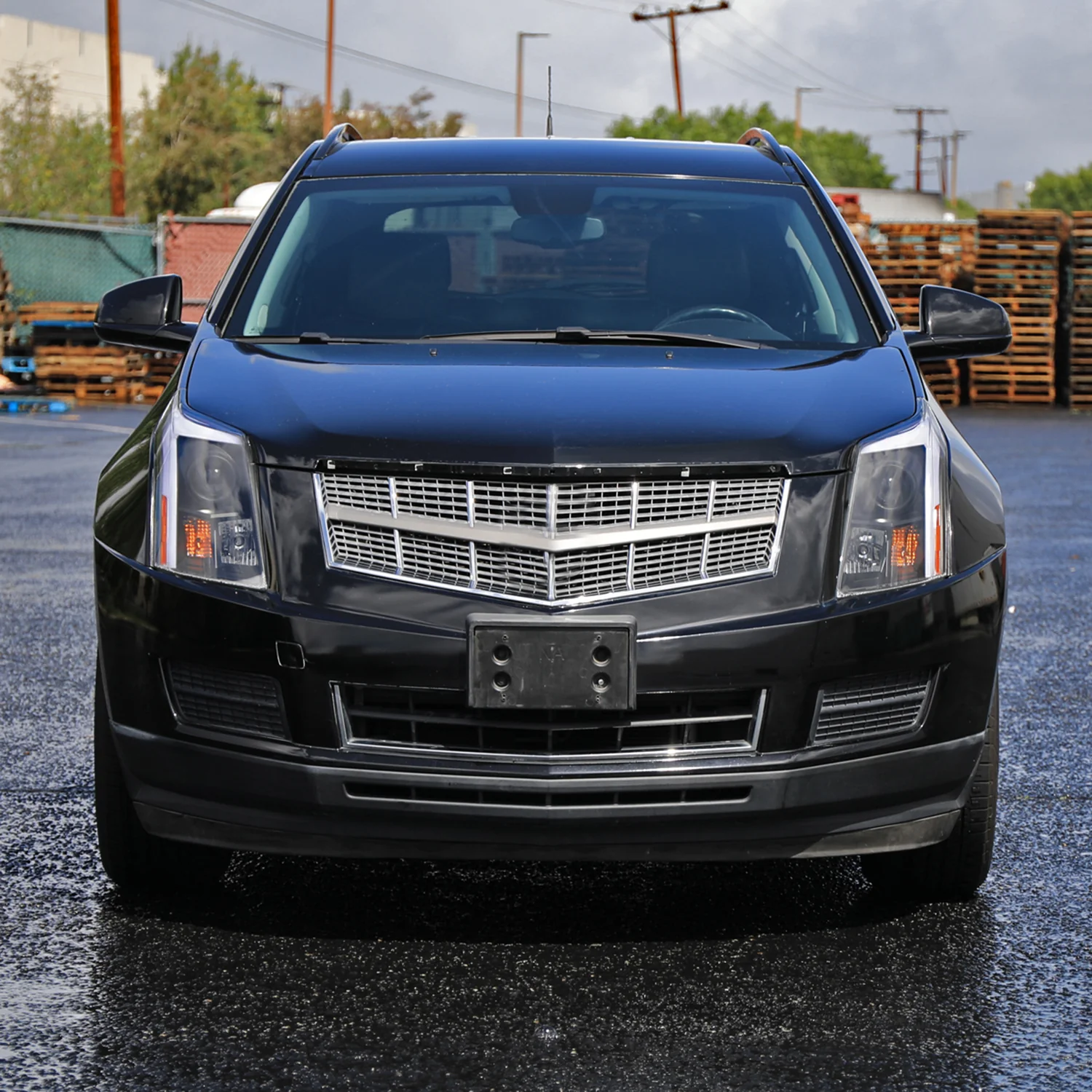 2010-2016 Cadillac SRX Projector Headlights Turn Signal LED Bar Black - Image 10