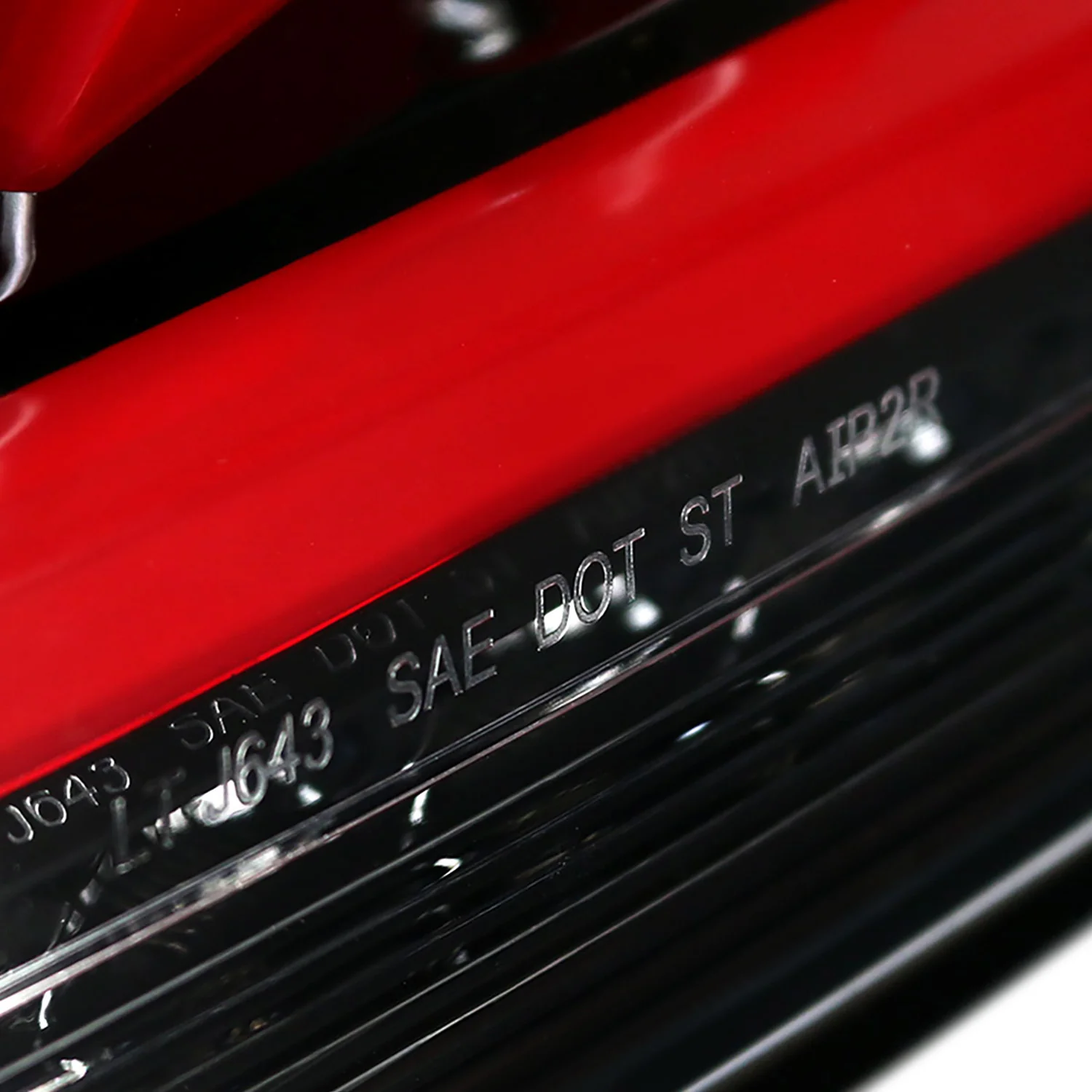 2010-2016 Hyundai Genesis Coupe Red Bar LED Tail Lights Jet Black/Clear - Image 6