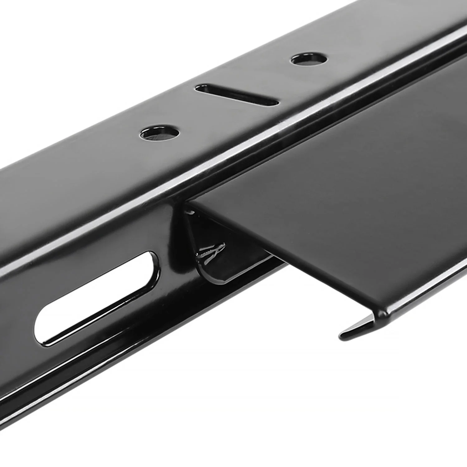 2010-2019 Ford Transit/Nissan NV Glossy Black Steel 3 Bar Roof Ladder Racks - Image 7