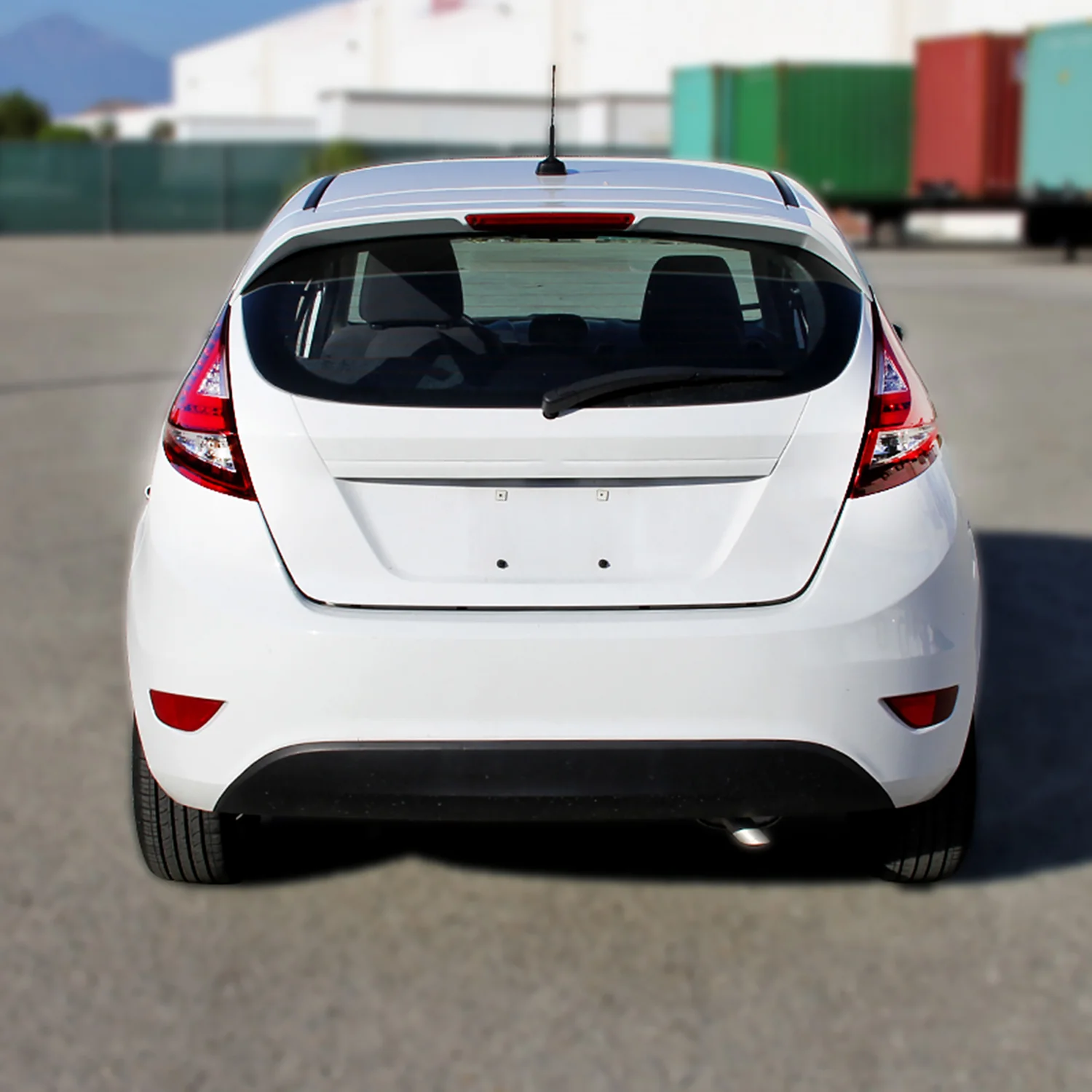 2011-2013 Ford Fiesta Hatchback LED Tail Lights Chrome Housing/Red Lens - Image 10